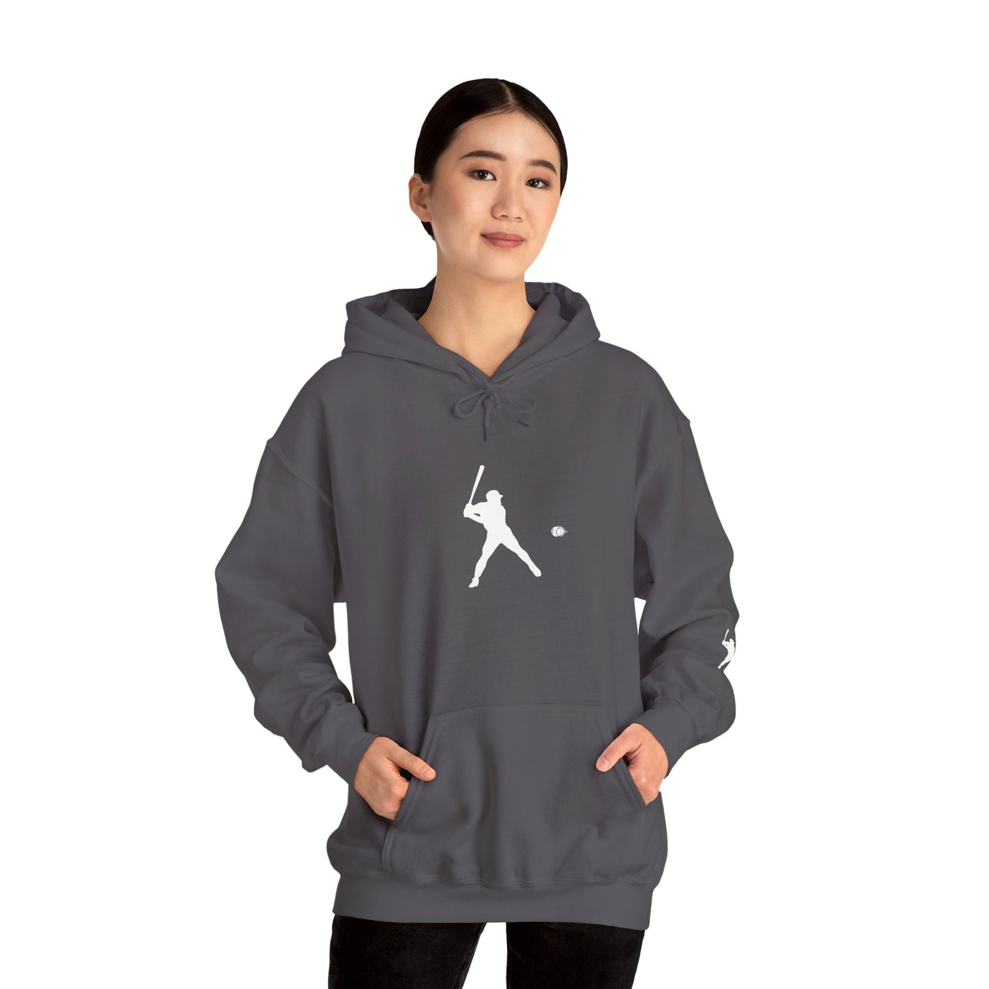 Sporty Unisex Baseball Hooded Sweatshirt, Casual Hoodie for Athletes, Perfect for Gifts, Comfy Streetwear, Ideal for Sports Events, Personal Use