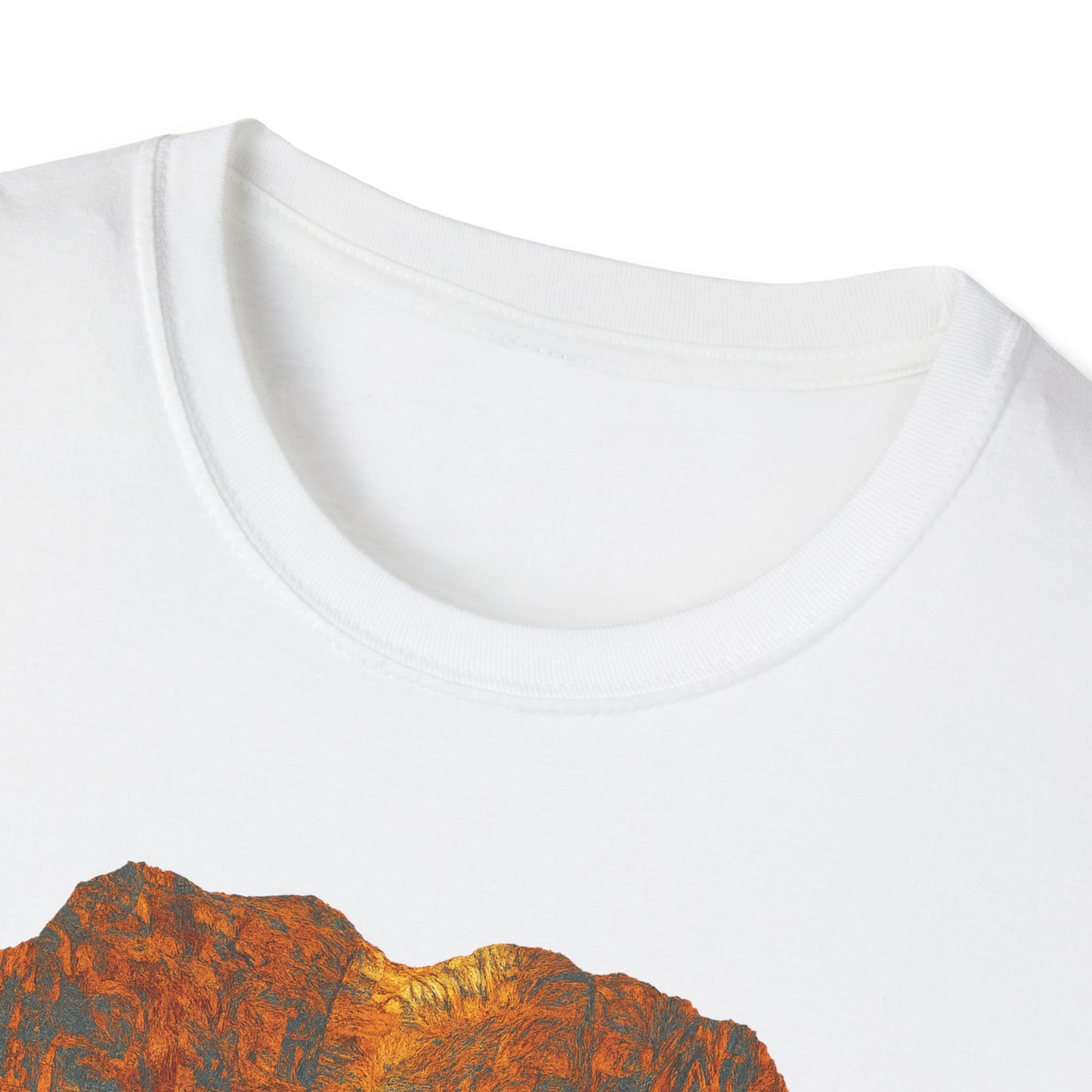 Nature-Inspired Unisex Softstyle T-Shirt, Outdoor Lover Gift, Casual Wear, Ideal for Hiking, Nature Trips, Unique Graphic Tee