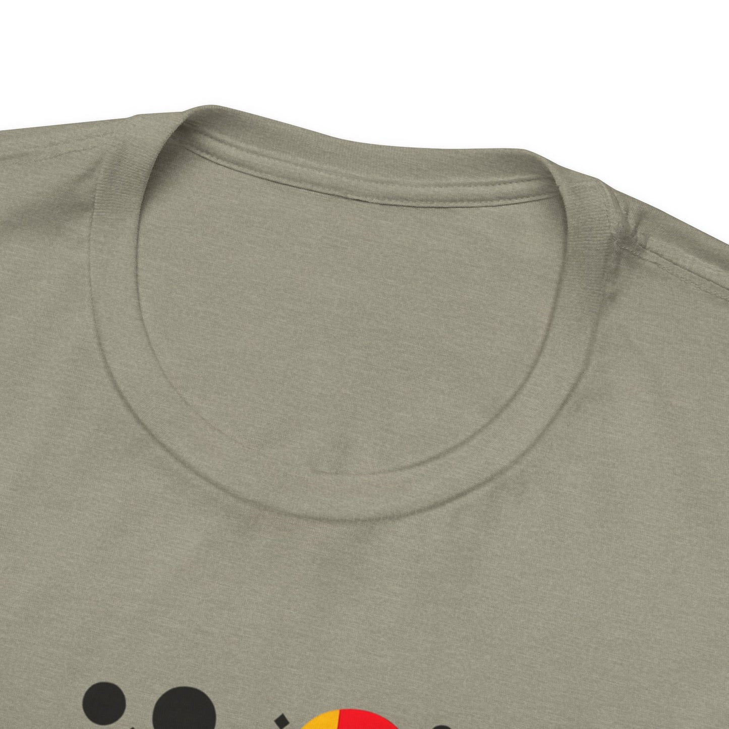 Artistic Heart Unisex Jersey Tee - Vibrant Graphic Tee, Casual Wear, Gift for Art Lovers, Birthday Surprise, Everyday Comfort