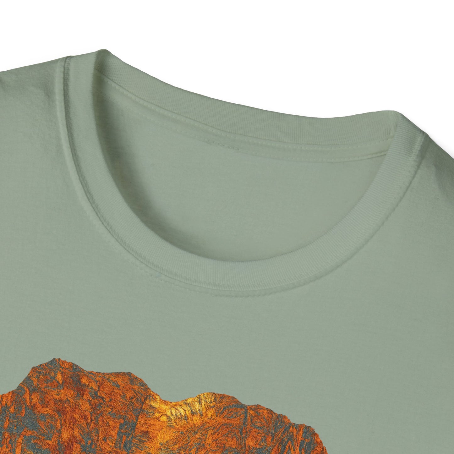 Nature-Inspired Unisex Softstyle T-Shirt, Outdoor Lover Gift, Casual Wear, Ideal for Hiking, Nature Trips, Unique Graphic Tee