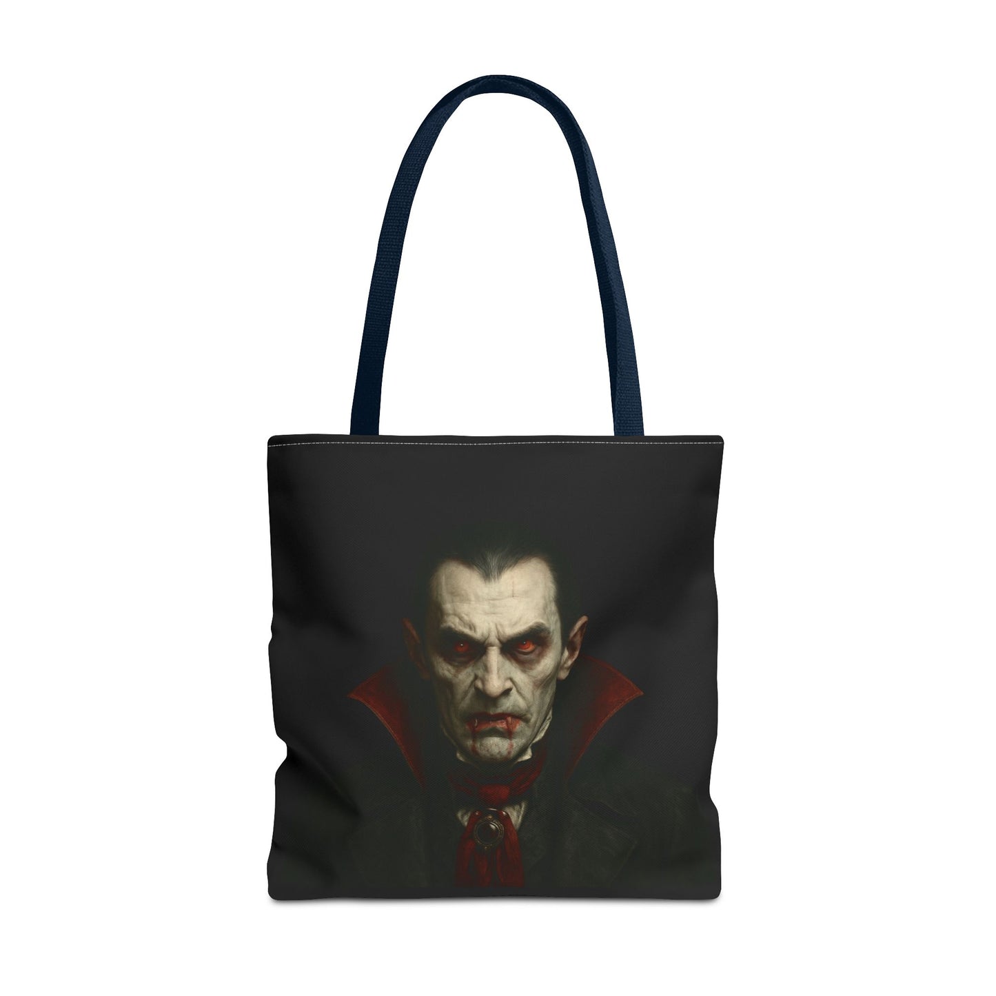Vampire Haunted Tote Bag, Spooky Shopping Bag, Halloween Accessory, Gothic Style Handbag, Perfect for Halloween Parties, Unisex Tote
