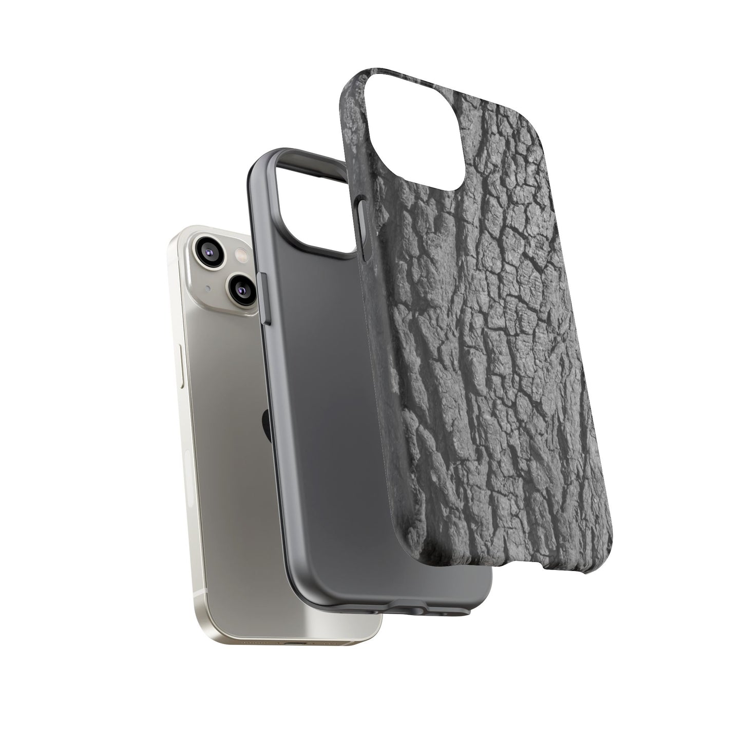 Rustic Bark Phone Case - Tough and Durable Protection
