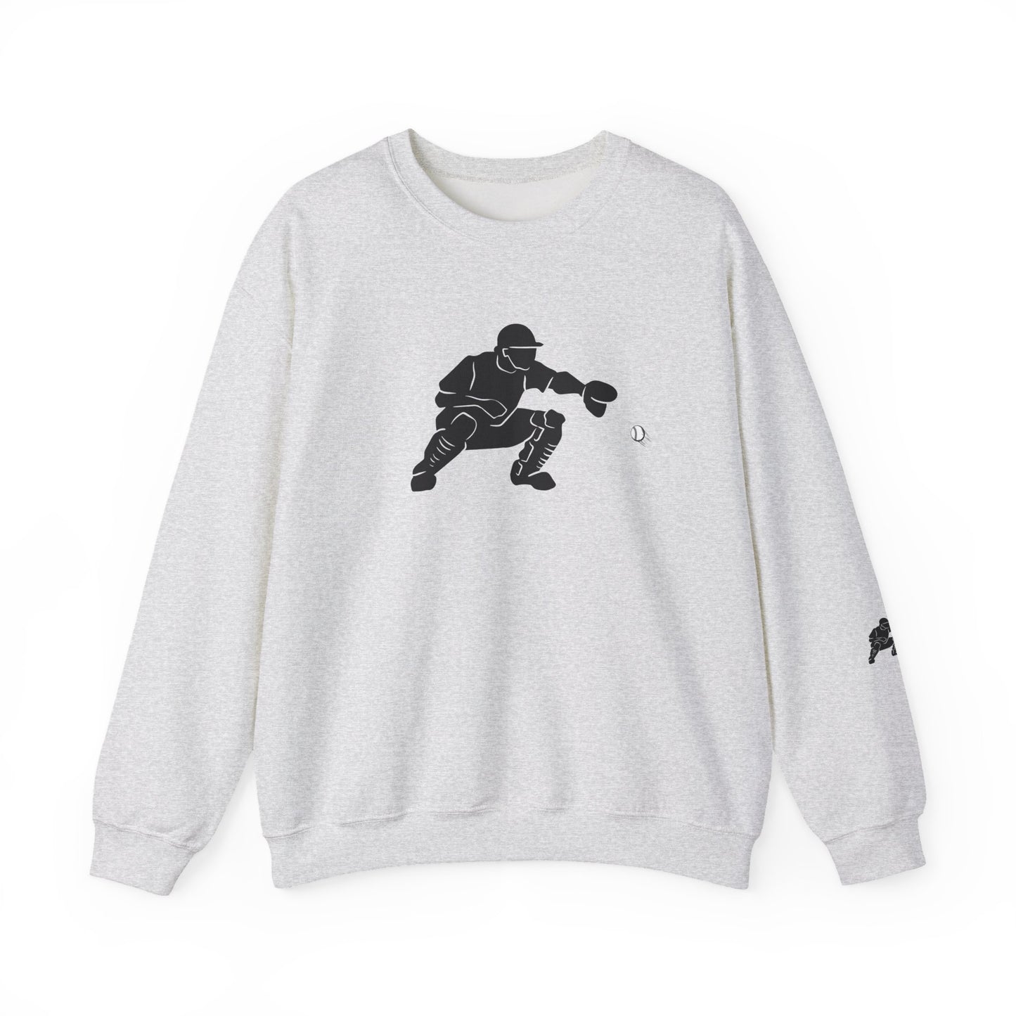 Baseball Catcher Crewneck Sweatshirt | Unisex Sports Apparel | Perfect for Game Days, Gifts, and Casual Wear | Baseball Lover's Gift