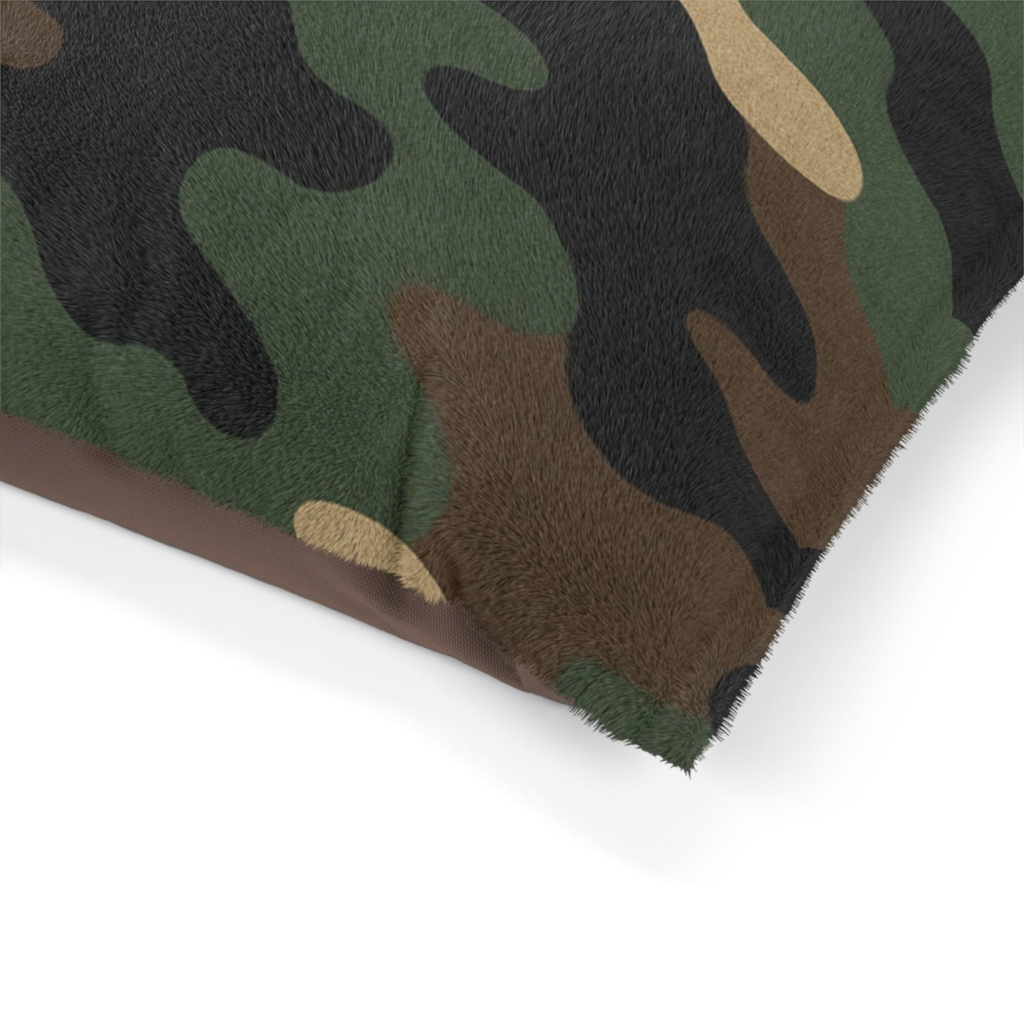 Camouflage Pet Bed for Dogs and Cats, Cozy Military-Inspired Dog Bed, Camo Pet Cushion, Stylish Pet Bedding, Gift for Pet Lovers