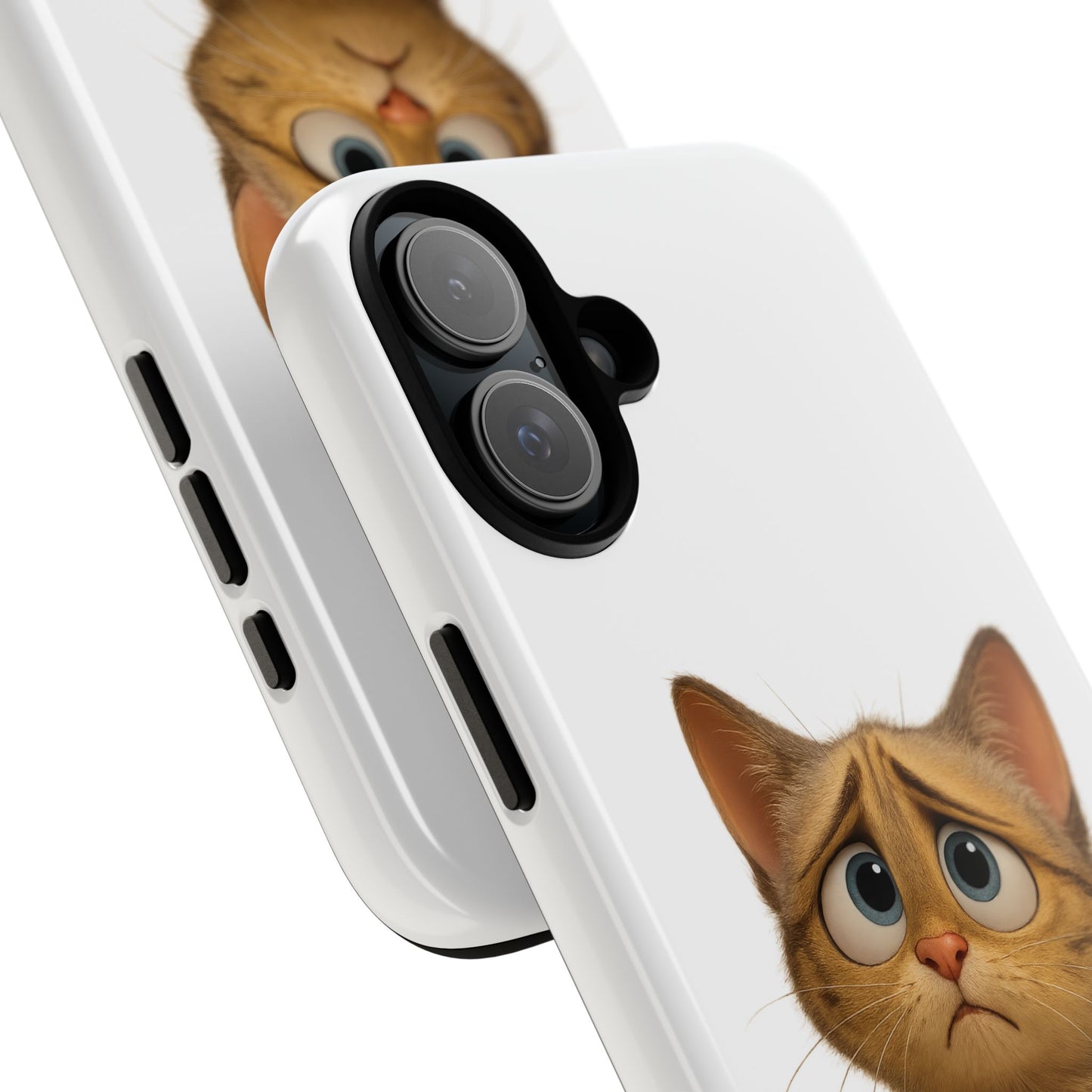 Cute Cat Phone Case, Funny Kitty Case, Animal Lover Gift, Cat Lover Accessory, Unique Cat Design Case, Pet Mom Gift