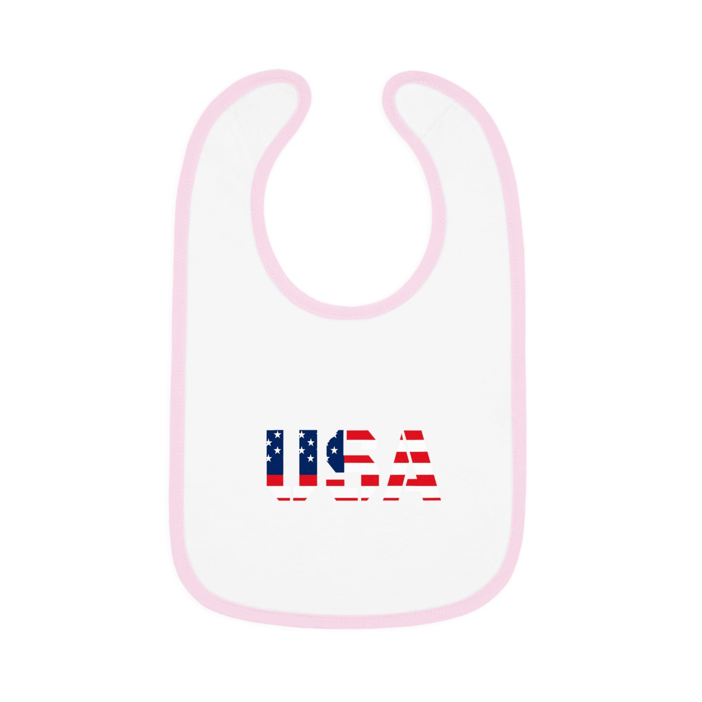 USA Bib for Babies, Americana Baby Bib, Infant Dining Essential, Gift for New Parents, Baby Shower, Fourth of July