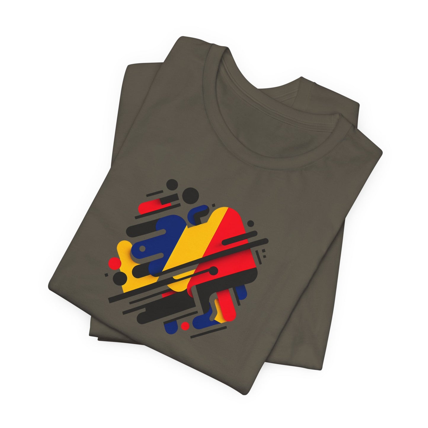 Artistic Heart Unisex Jersey Tee - Vibrant Graphic Tee, Casual Wear, Gift for Art Lovers, Birthday Surprise, Everyday Comfort
