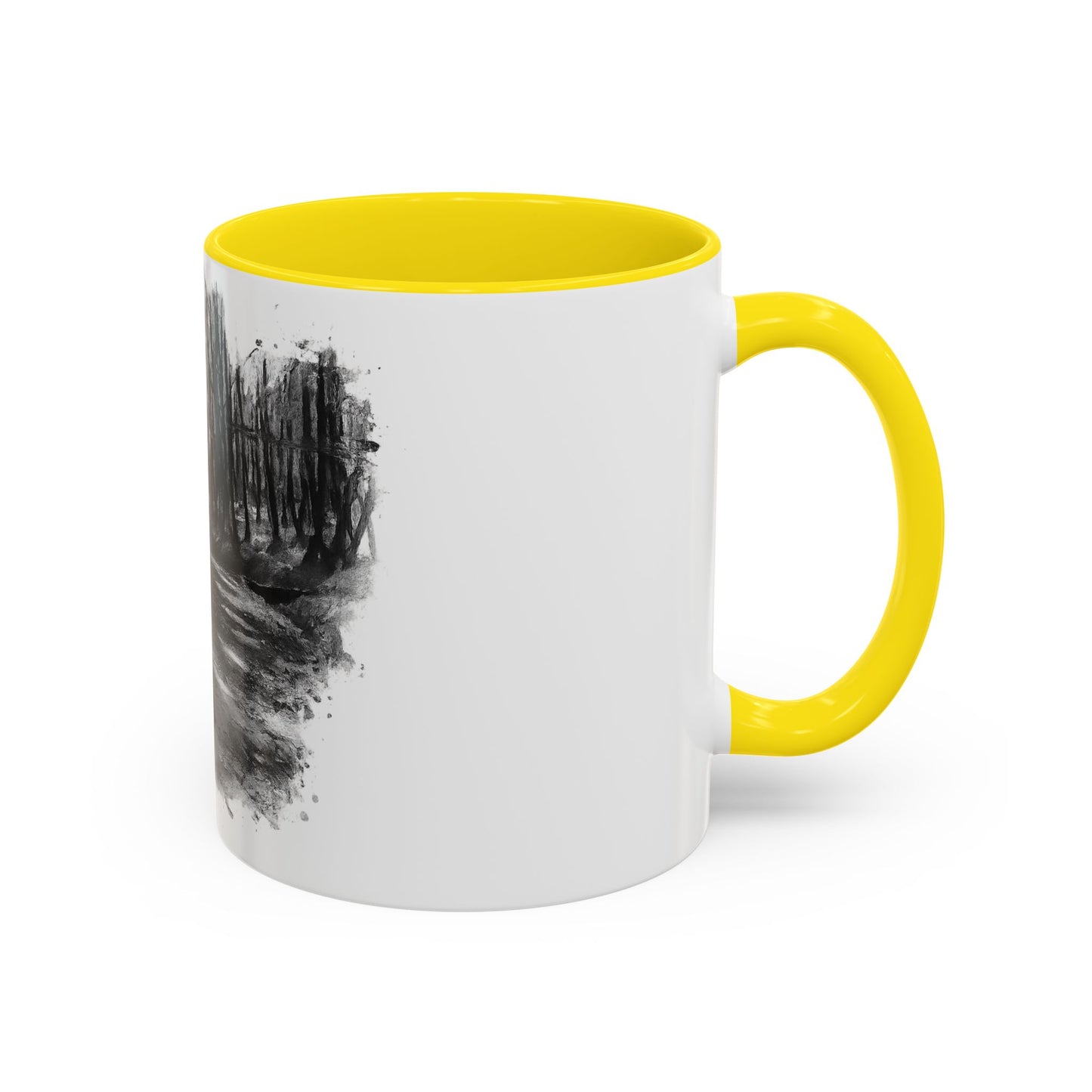 Moody Abstract Forest Coffee Mug | Unique Gift for Nature Lovers, Cozy Home Decor, Perfect for Coffee, Tea, and Hot Chocolate