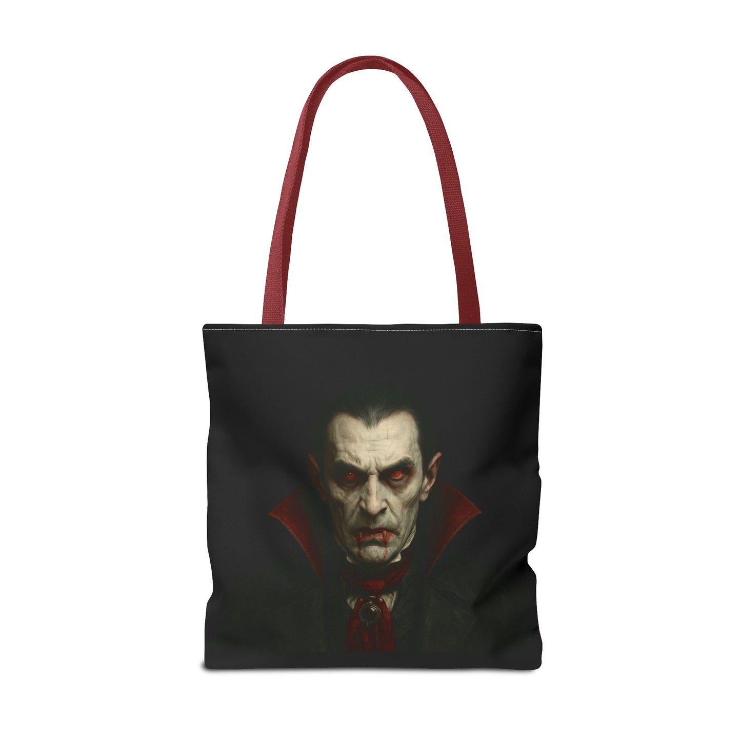 Vampire Haunted Tote Bag, Spooky Shopping Bag, Halloween Accessory, Gothic Style Handbag, Perfect for Halloween Parties, Unisex Tote