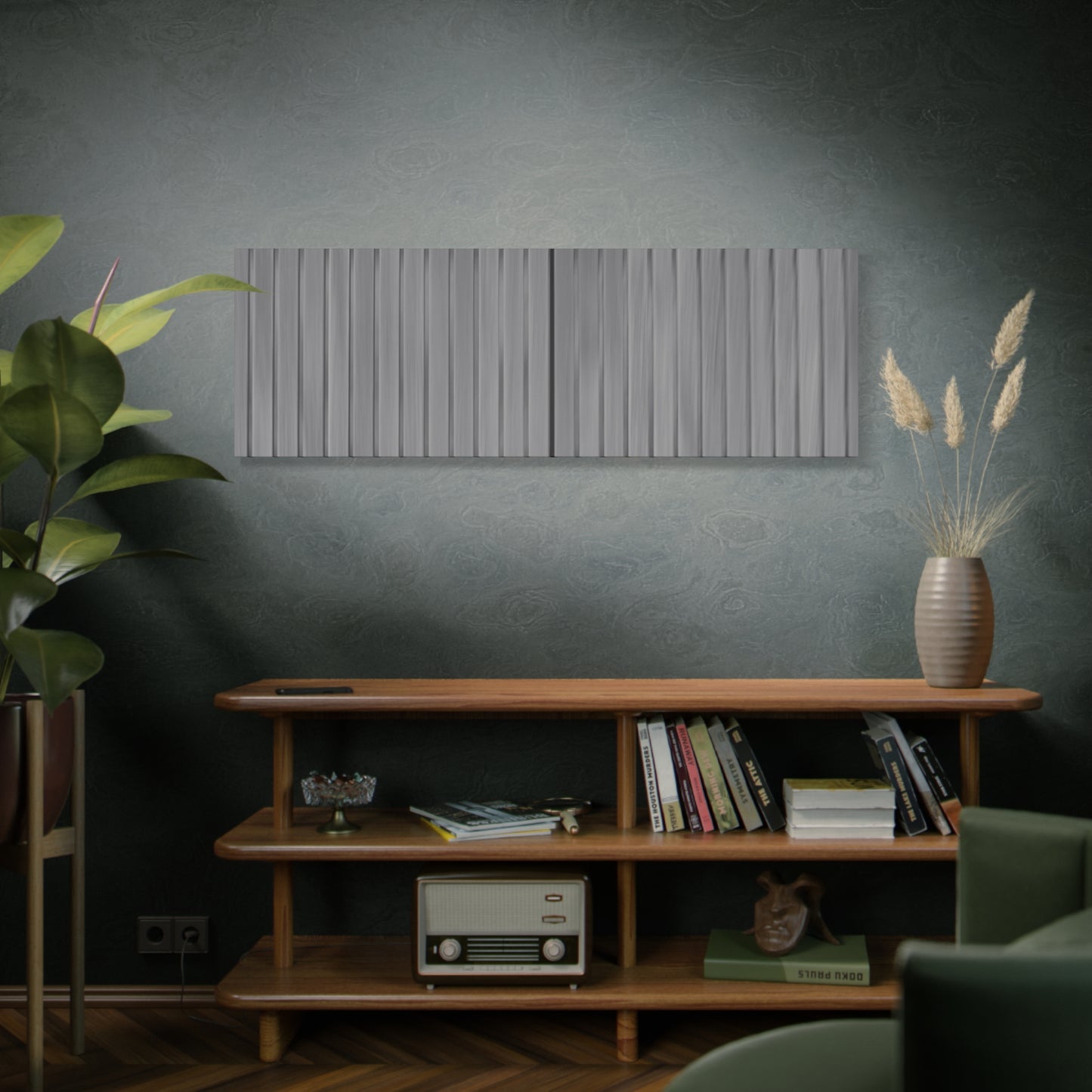Modern Striped Canvas Art - 1.25" Stretched Wall Decor