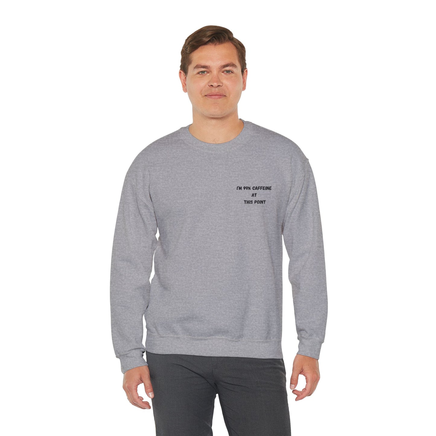Caffeine Lover's Crewneck Sweatshirt | Unisex Heavy Blend
