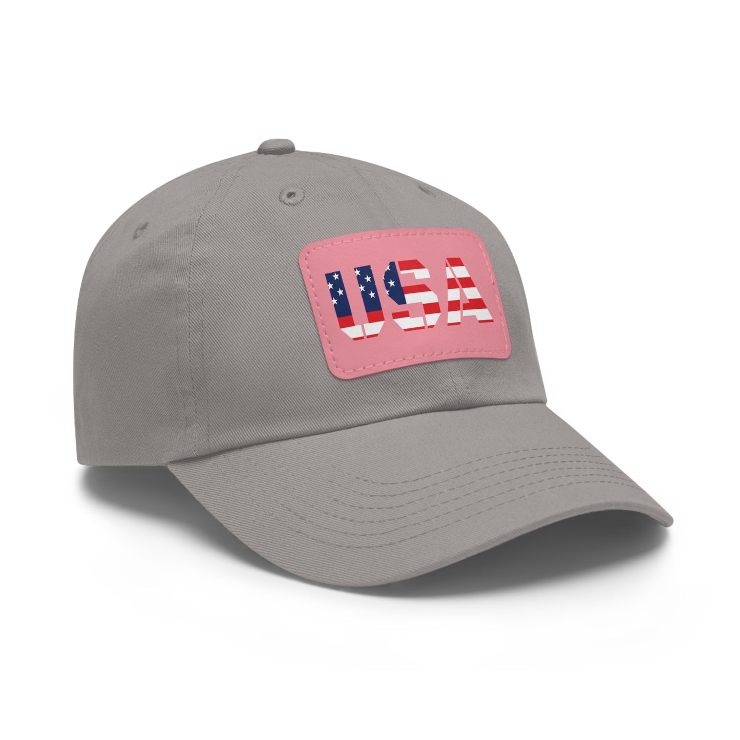 Dad Hat with USA Leather Patch