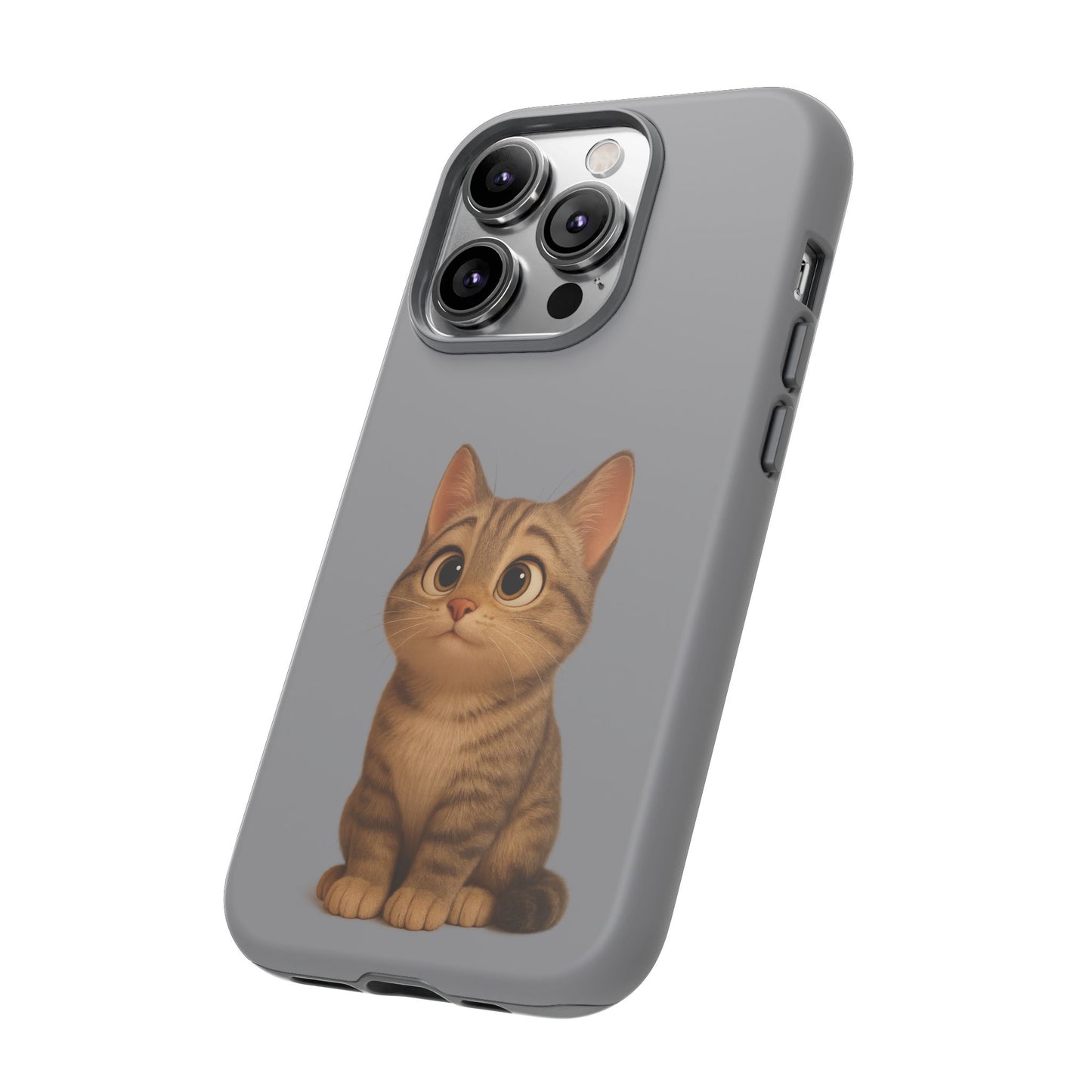 Cute Cat Phone Case, Kawaii Pet Accessory, Gift for Cat Lovers, Animal Phone Cover for Kids, Unique Kitty Design, Birthdays, Holidays