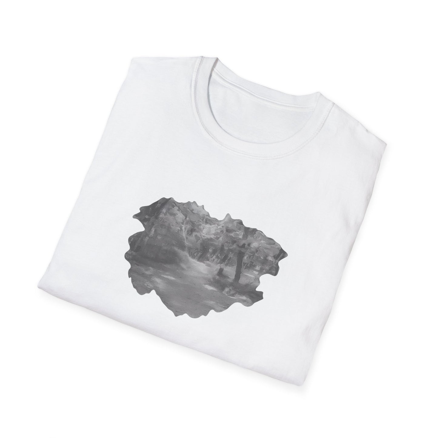 Serene Nature Landscape T-Shirt - Comfortable Unisex Tee, Outdoor Adventures, Nature Lover Gift, Casual Wear, Stylish Spring Top