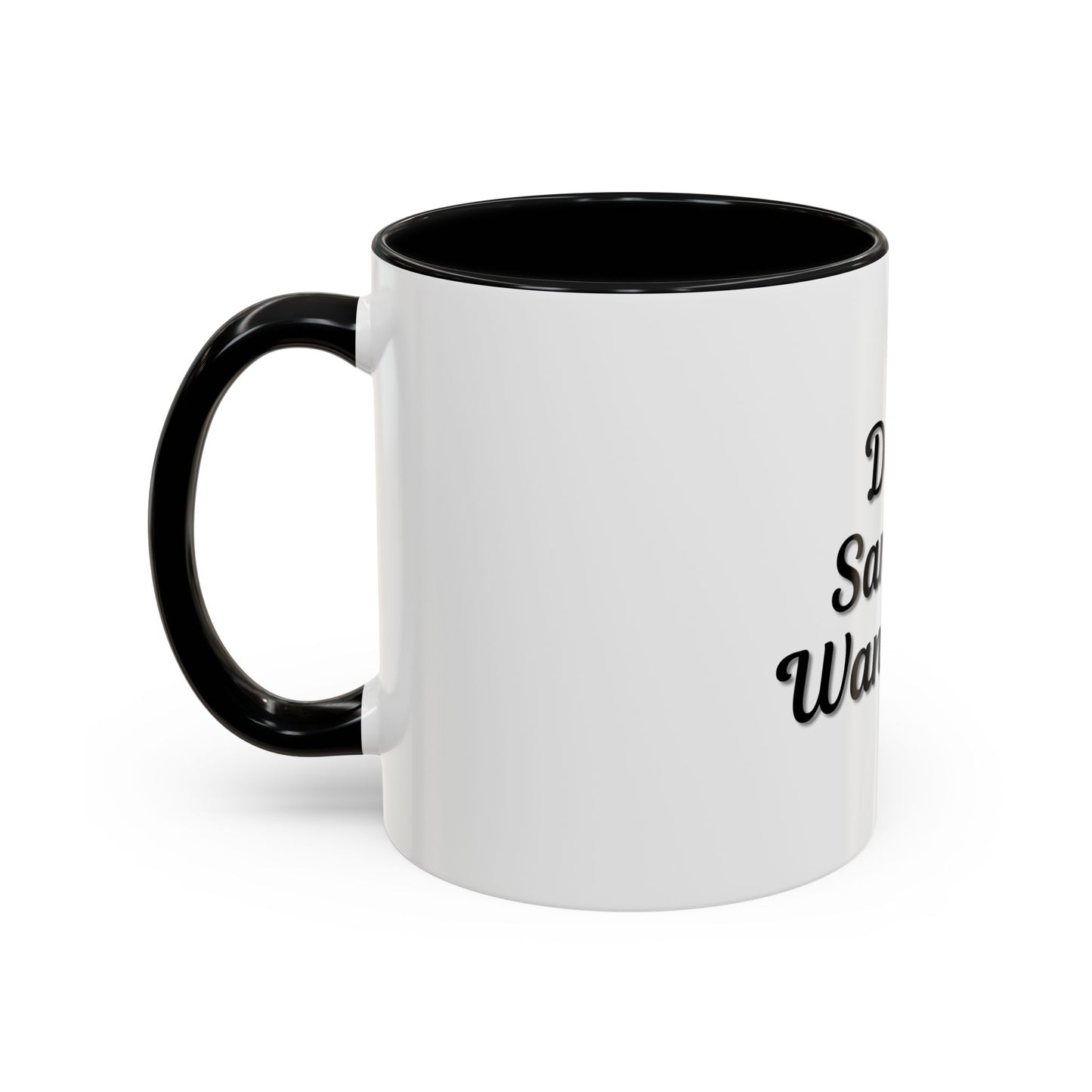 Dear Santa Accent Coffee Mug - Fun Holiday Mug for Christmas Enthusiasts