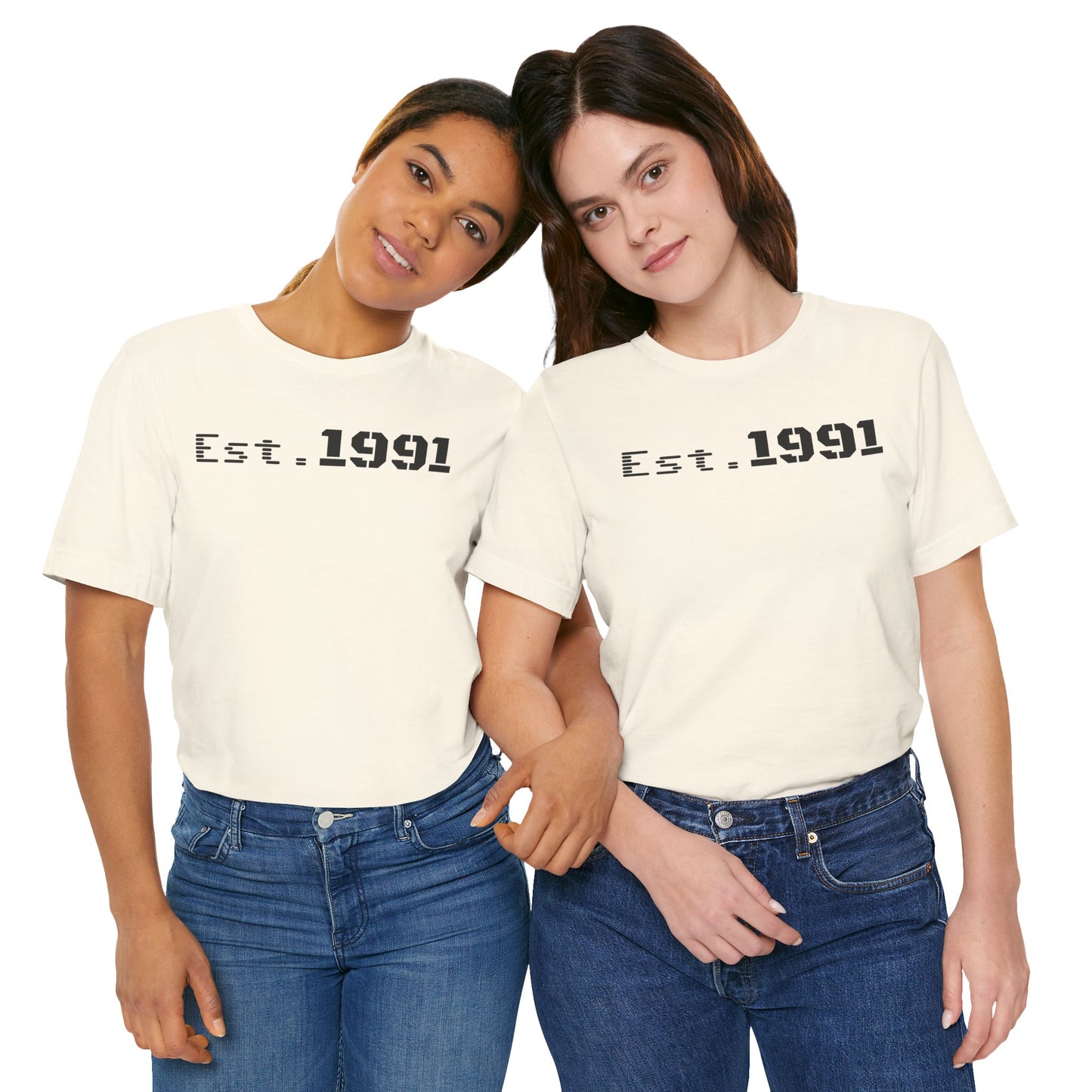 Established 1991 Unisex Jersey Tee | Vintage Anniversary Gift | Casual Wear, Birthday Shirt, Retro Style, Statement Tee, Gift for Him/Her
