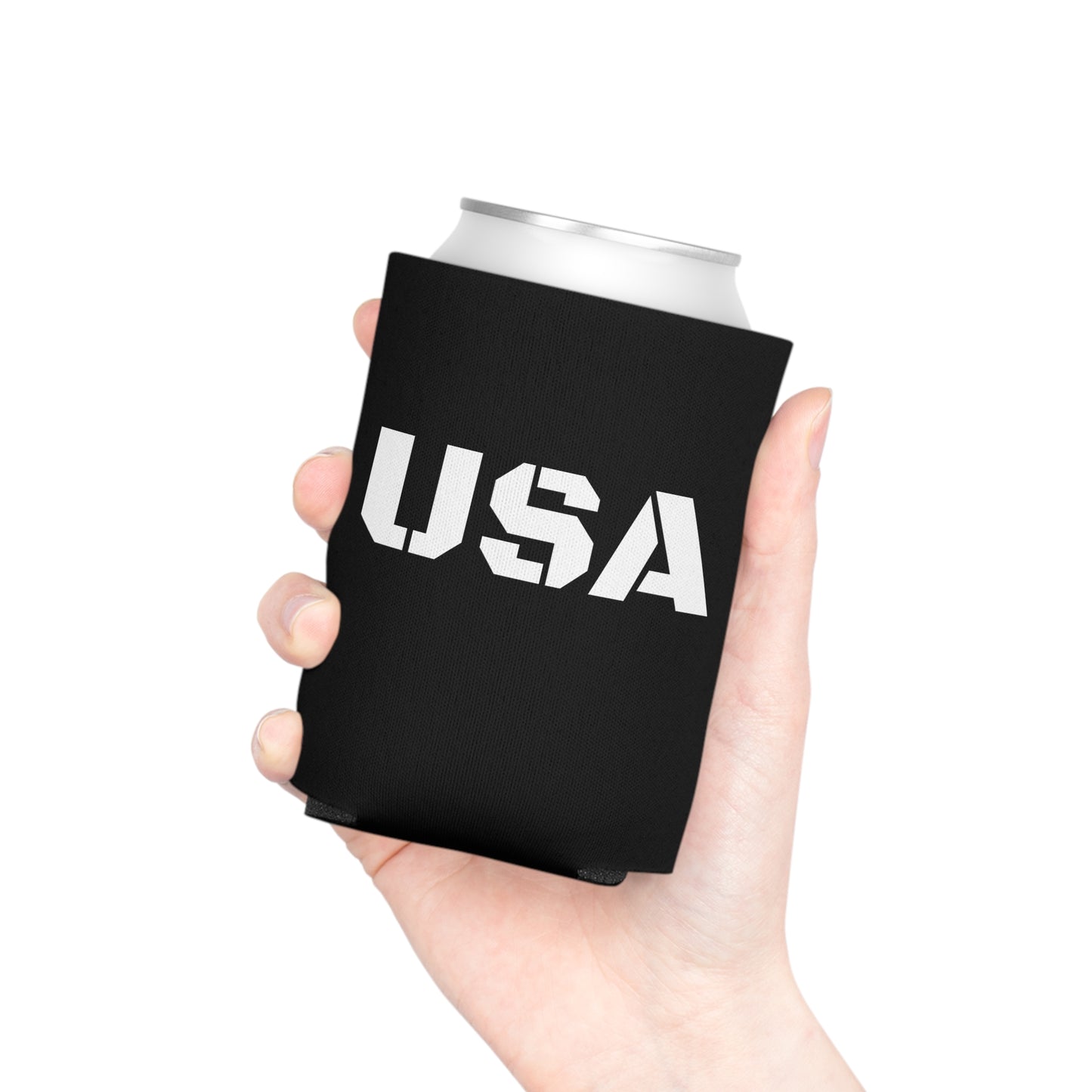 USA Can Cooler - Patriotic Drink Holder for Parties, BBQs, Tailgates, Independence Day, Summer Celebrations