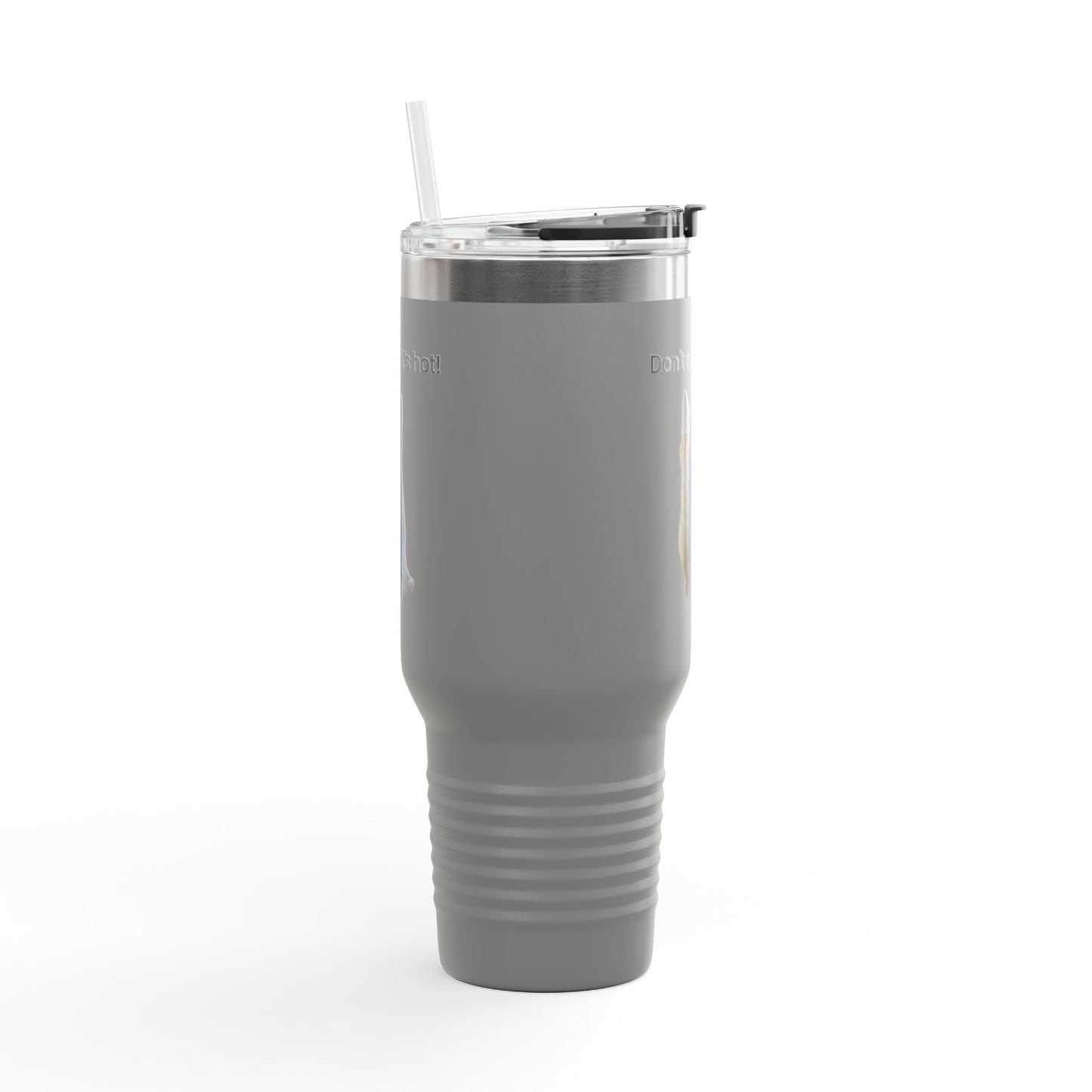 Funny Cat Insulated Travel Mug - 40oz - Perfect for Hot Drinks