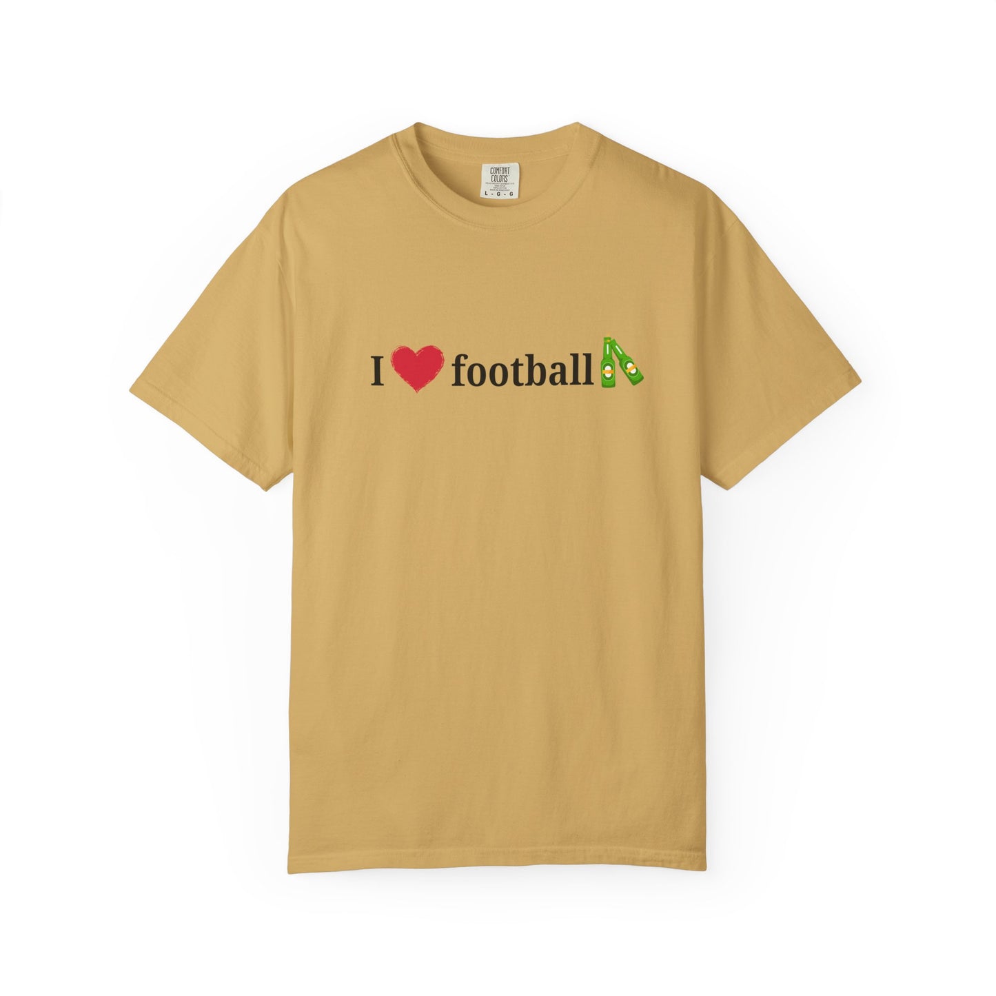 Unisex Football Love Tee - Casual Cotton T-Shirt, Gift for Sports Fans, Comfortable Daily Wear, Perfect for Game Days, Fun Summer Outfits