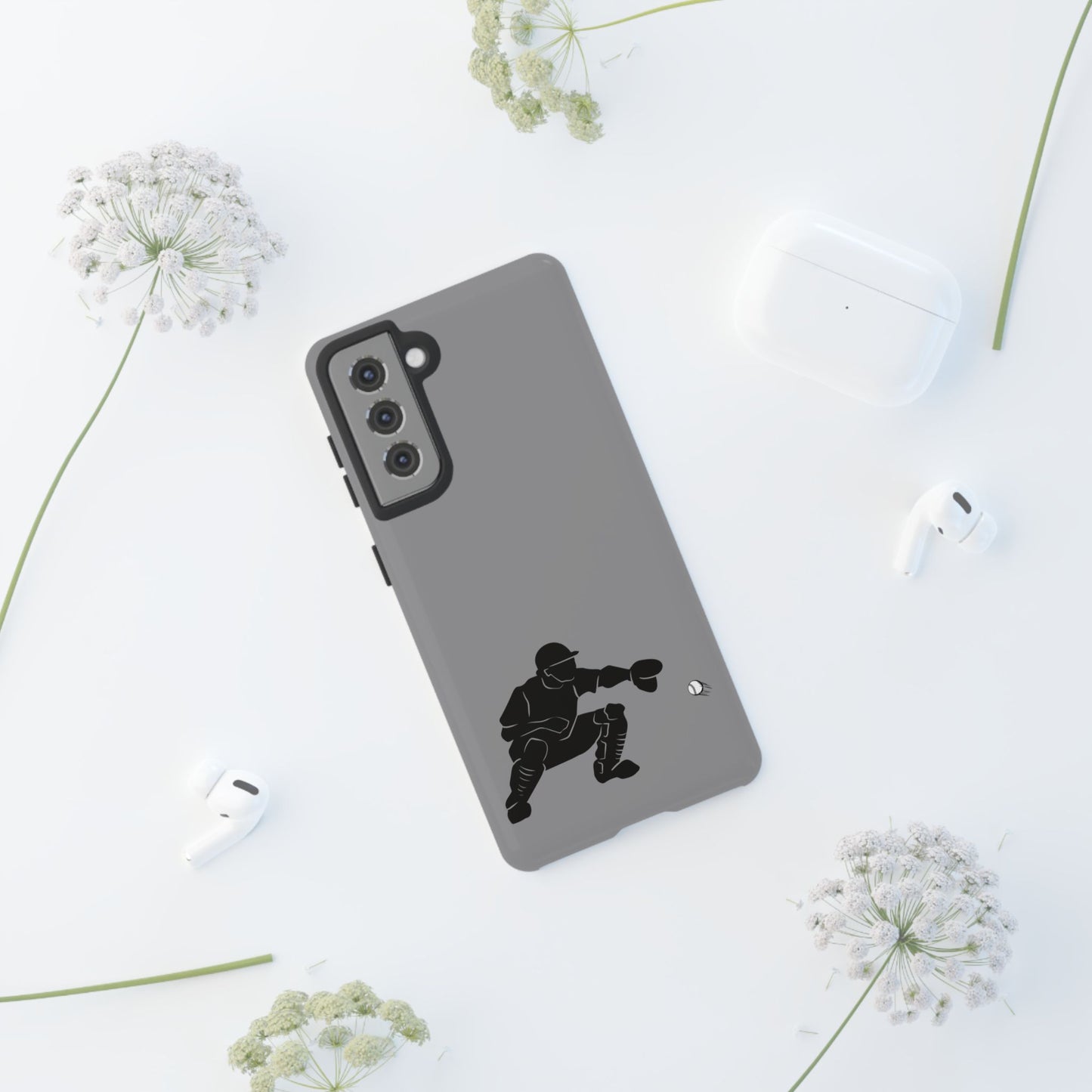 Baseball Catcher Phone Case - Tough Cases, Sports Phone Cover, Great for Athletes, Perfect Gift for Baseball Lovers, Unique Cell Phone Design