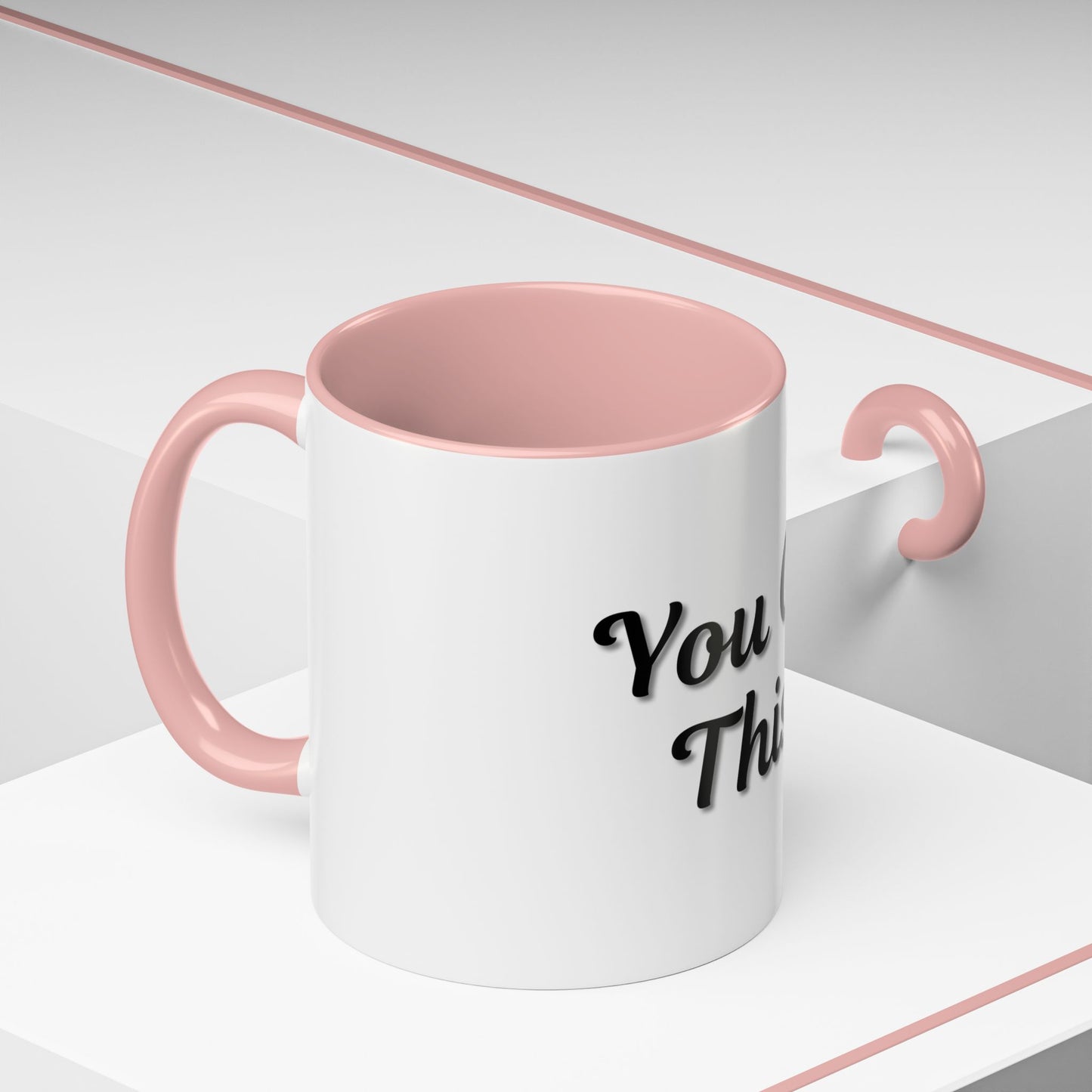 Inspirational Accent Coffee Mug - "You Got This!" - Perfect for Motivation & Gifts