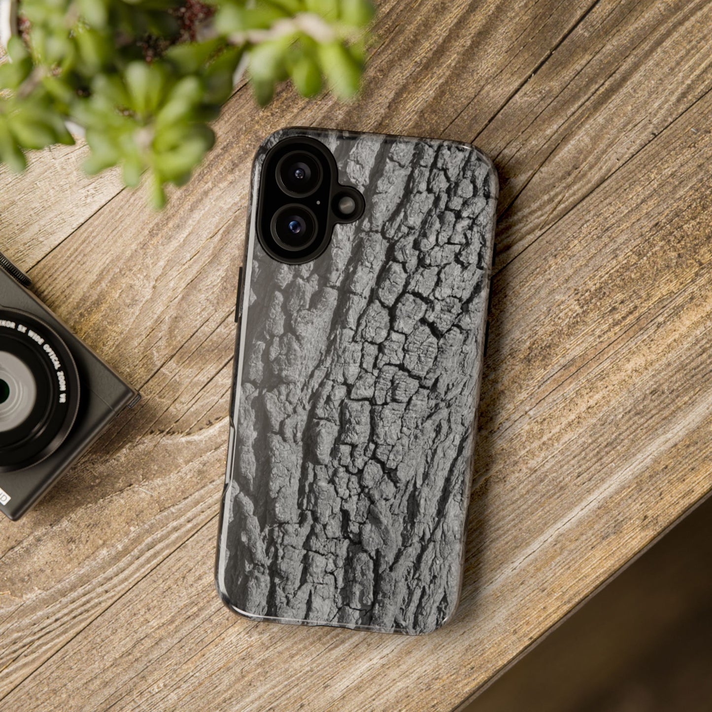 Rustic Bark Phone Case - Tough and Durable Protection