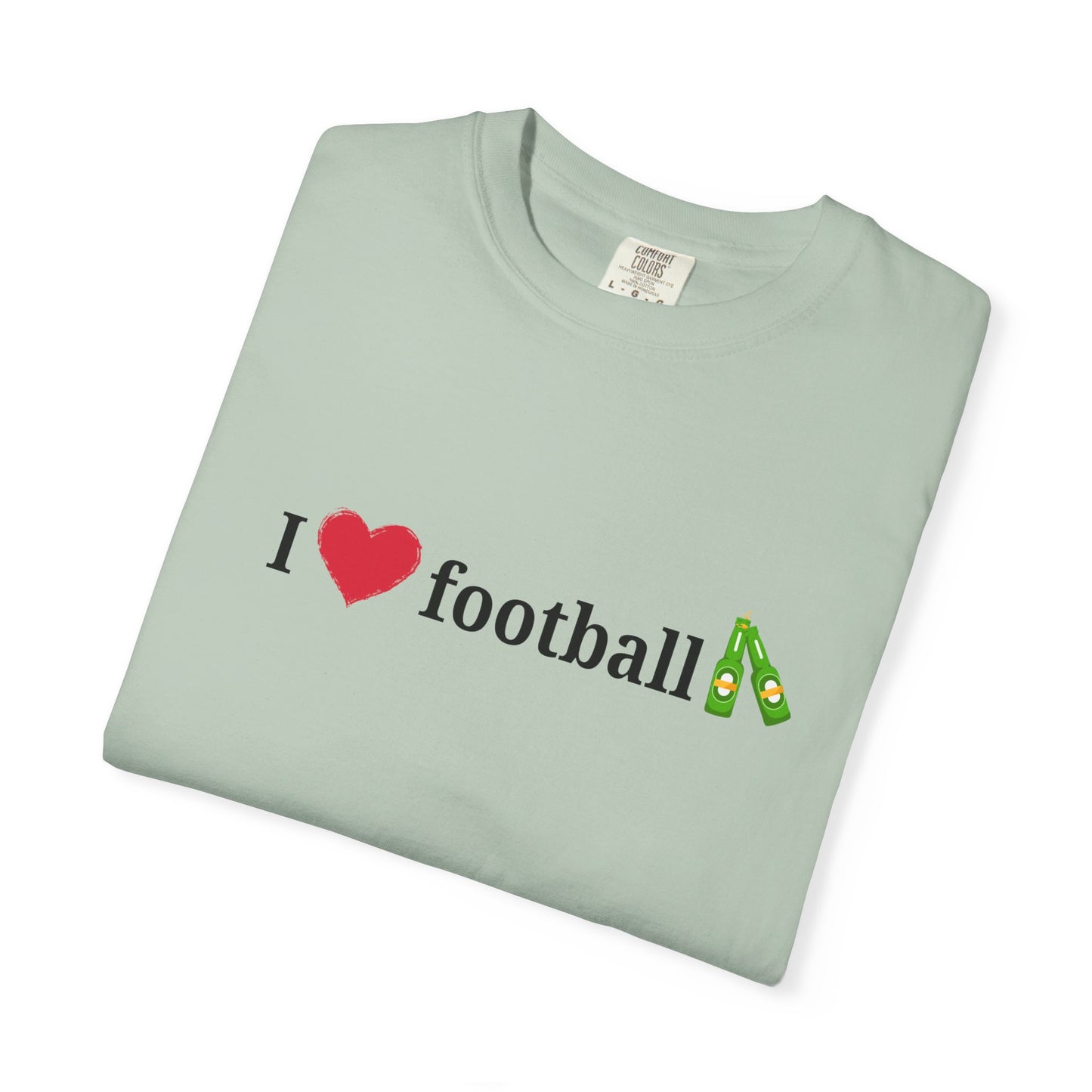 Unisex Football Love Tee - Casual Cotton T-Shirt, Gift for Sports Fans, Comfortable Daily Wear, Perfect for Game Days, Fun Summer Outfits