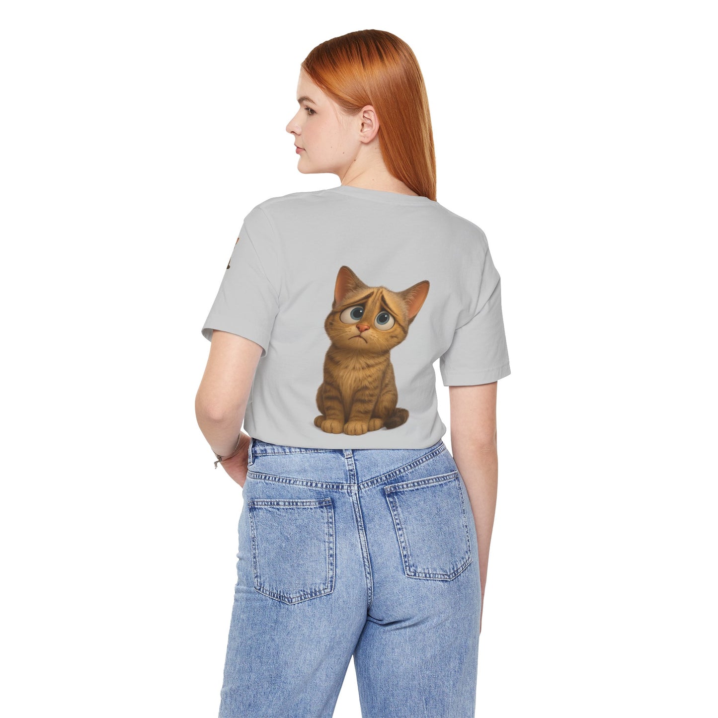 Adorable Cat Graphic Tee, Cute Pet Lover Shirt, Animal Lover Gift, Funny Cat Apparel, Birthday, Christmas, Everyday Use