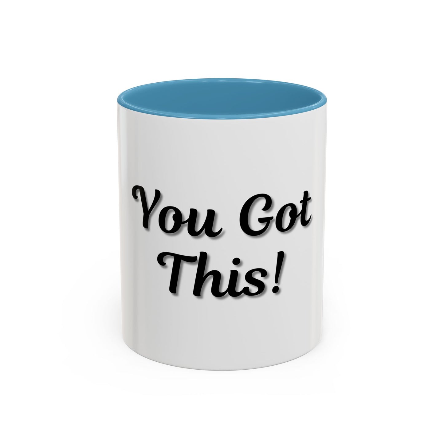 Inspirational Accent Coffee Mug - "You Got This!" - Perfect for Motivation & Gifts
