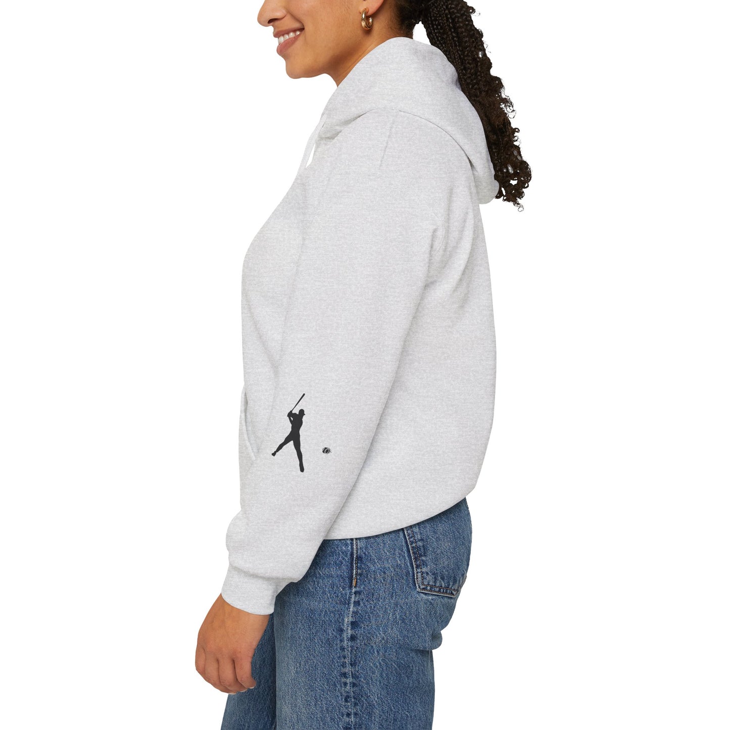 Baseball Themed Unisex Hoodie, Streetwear, Sports Fan Sweatshirt, Gift for Athletes, Casual Wear, Fall Fashion