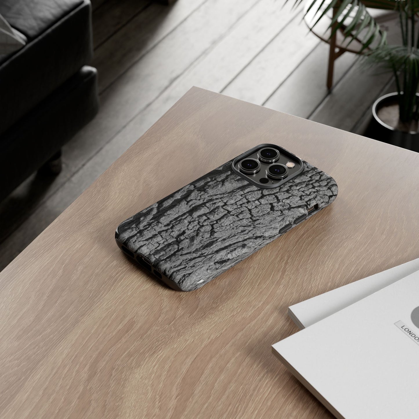 Rustic Bark Phone Case - Tough and Durable Protection