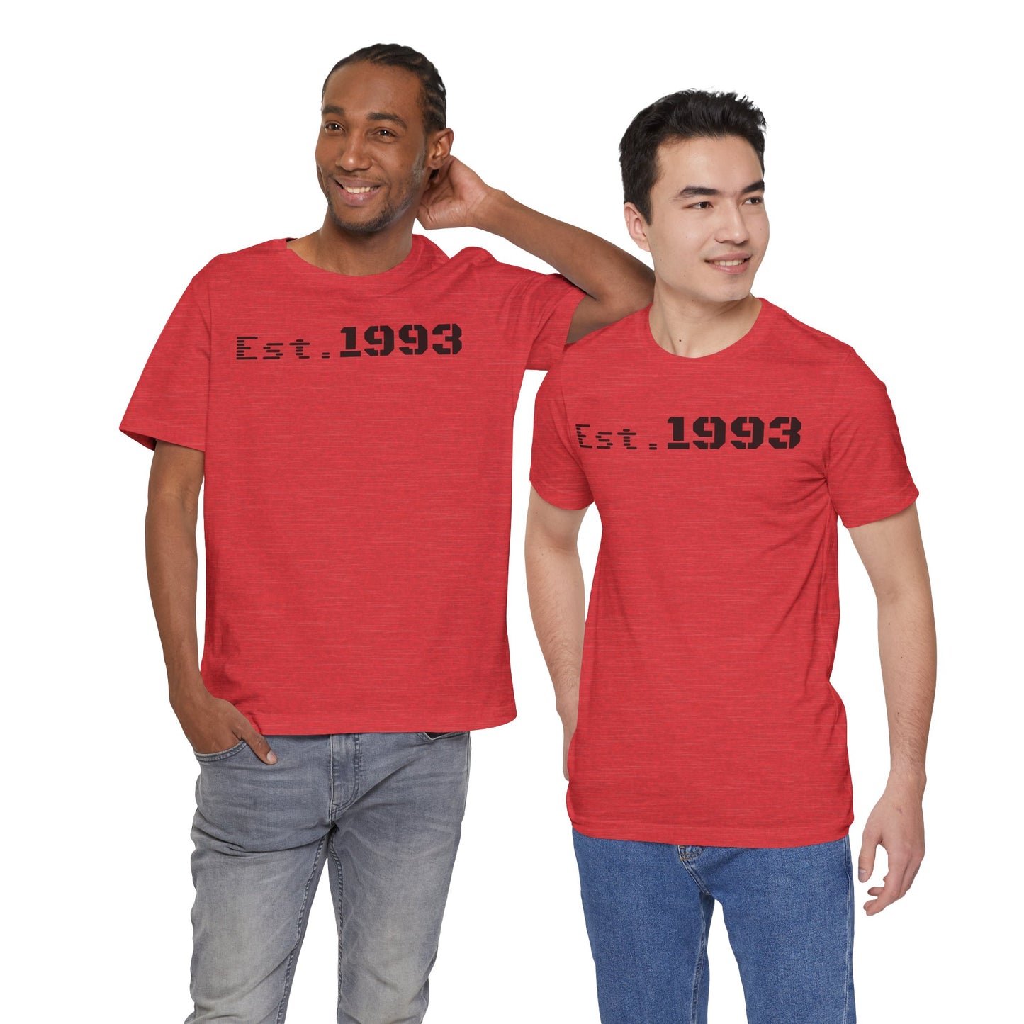 Est. 1993 Unisex Short Sleeve Tee - Perfect for Birthdays, Nostalgia, Casual Wear, Gifts, and Celebrations