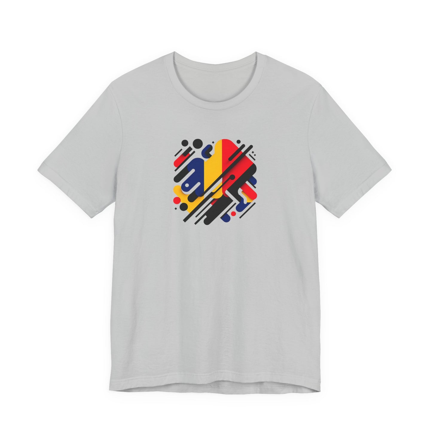 Artistic Heart Unisex Jersey Tee - Vibrant Graphic Tee, Casual Wear, Gift for Art Lovers, Birthday Surprise, Everyday Comfort