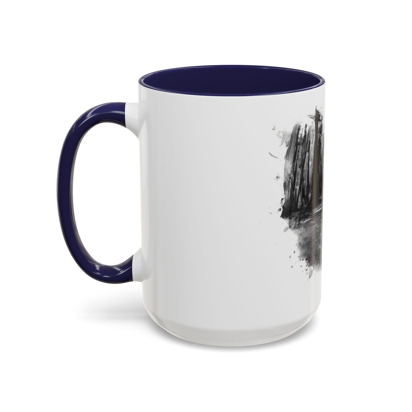 Moody Abstract Forest Coffee Mug | Unique Gift for Nature Lovers, Cozy Home Decor, Perfect for Coffee, Tea, and Hot Chocolate