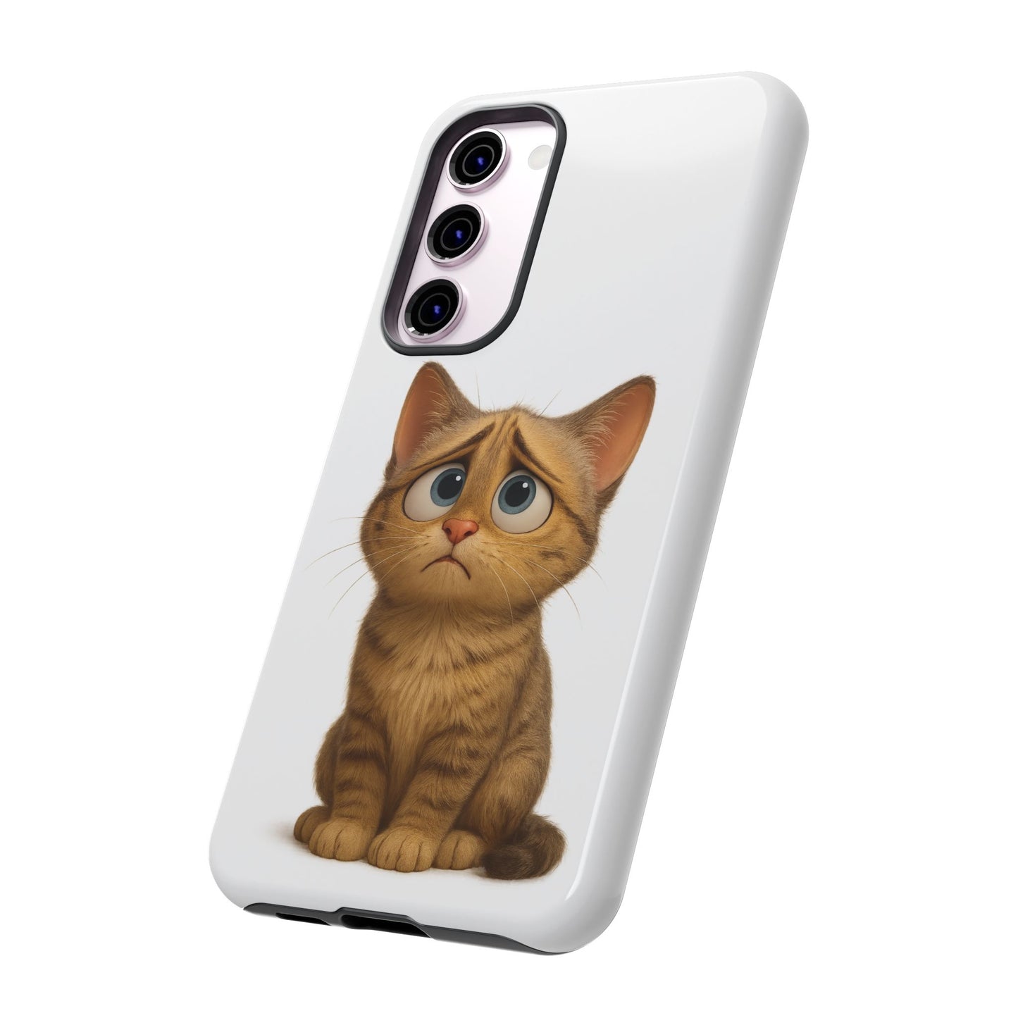 Cute Cat Phone Case, Funny Kitty Case, Animal Lover Gift, Cat Lover Accessory, Unique Cat Design Case, Pet Mom Gift