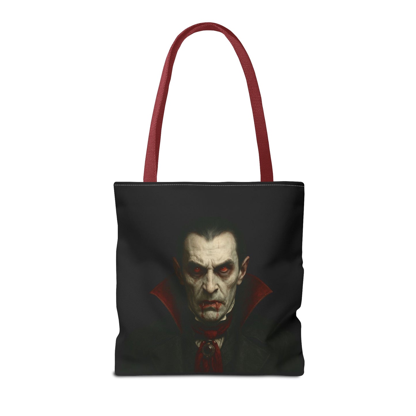 Vampire Haunted Tote Bag, Spooky Shopping Bag, Halloween Accessory, Gothic Style Handbag, Perfect for Halloween Parties, Unisex Tote