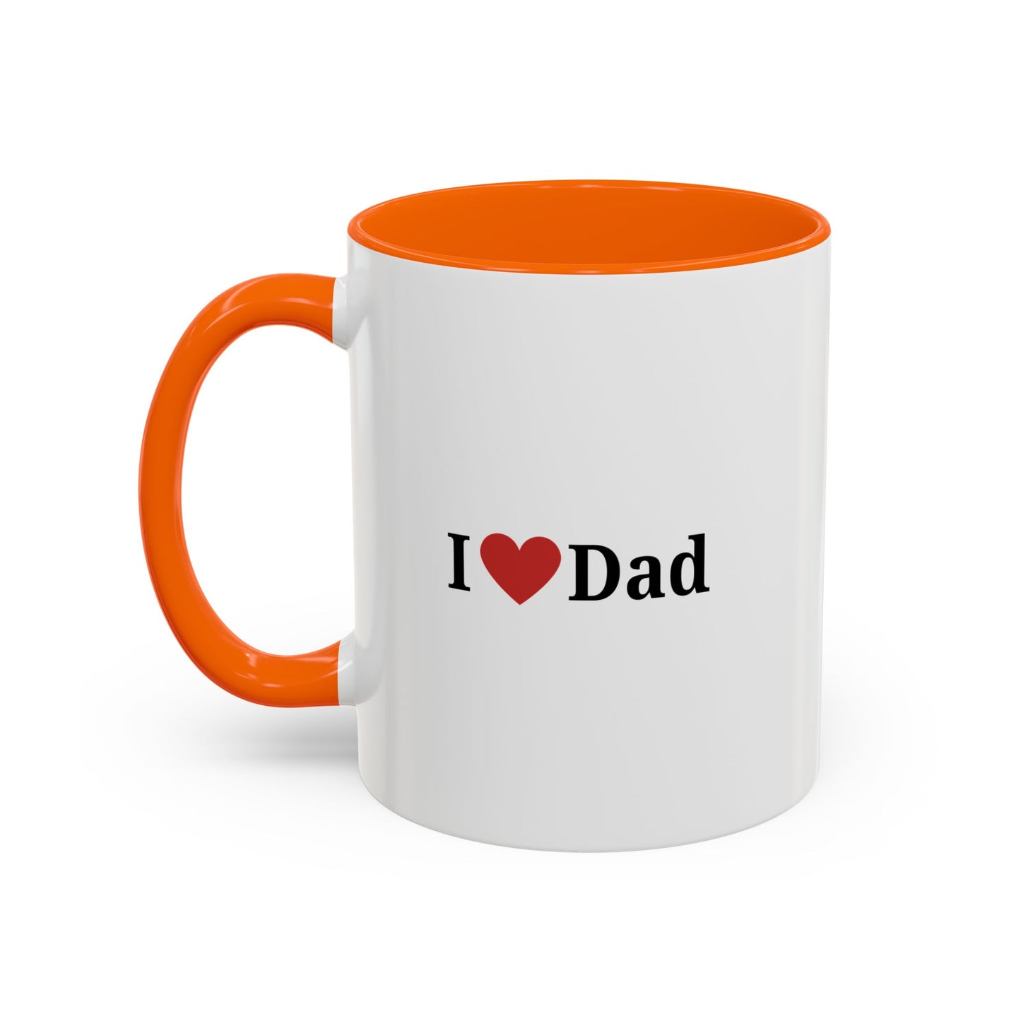 I Love Dad Accent Coffee Mug - Perfect Gift for Father's Day & Birthdays