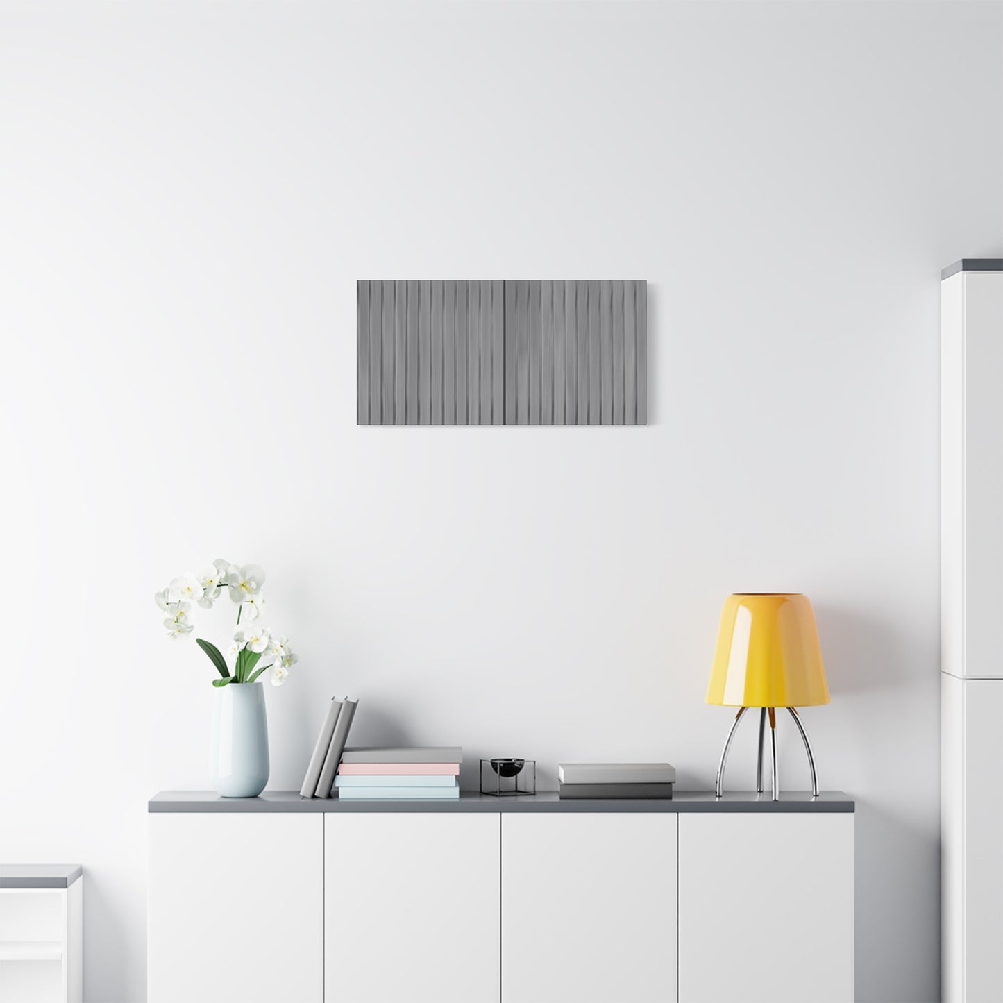 Modern Striped Canvas Art - 1.25" Stretched Wall Decor