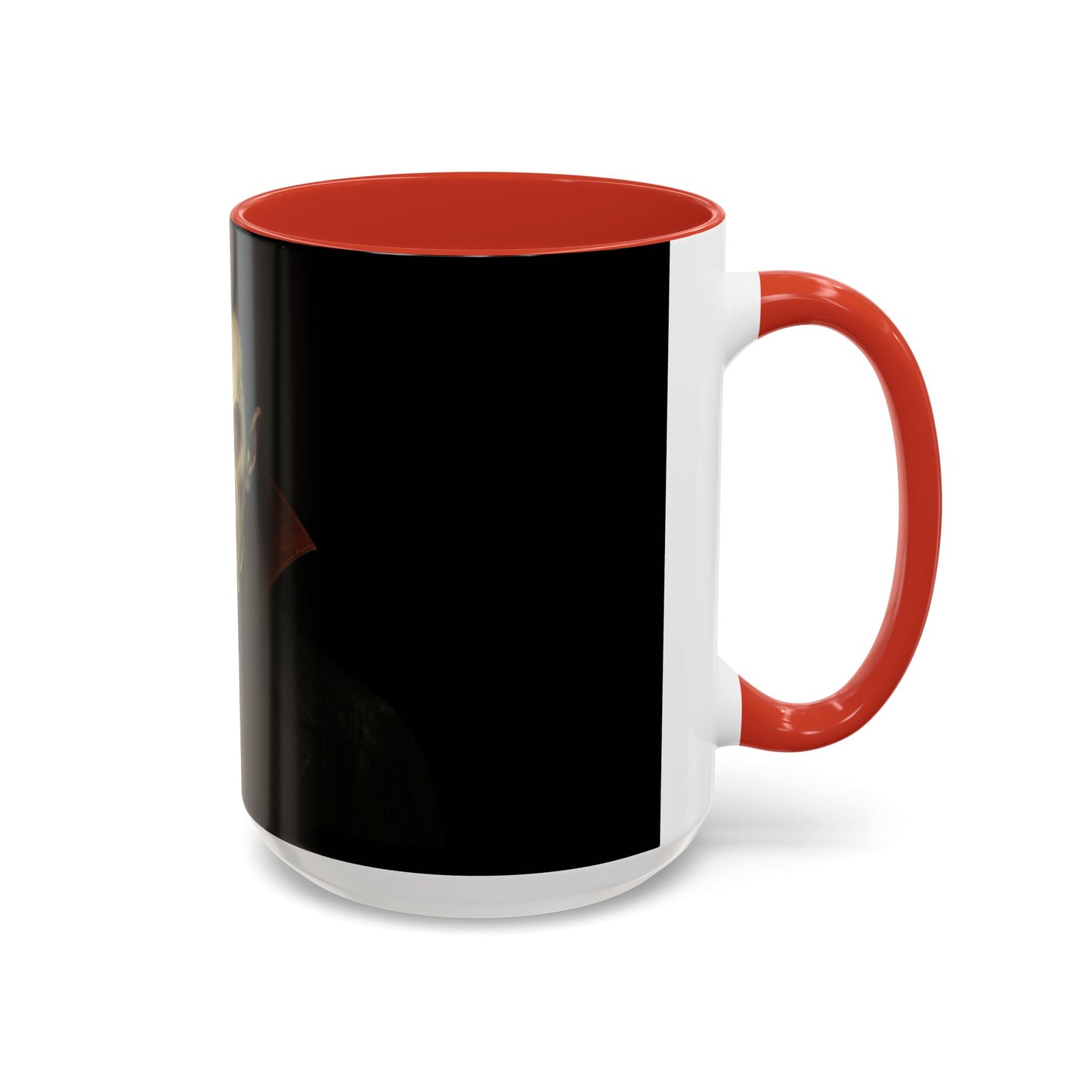 Gothic Dracula Vampire Accent Coffee Mug | Spooky Halloween Gift, Unique Home Decor, Collector's Mug, Coffee Lover's Gift