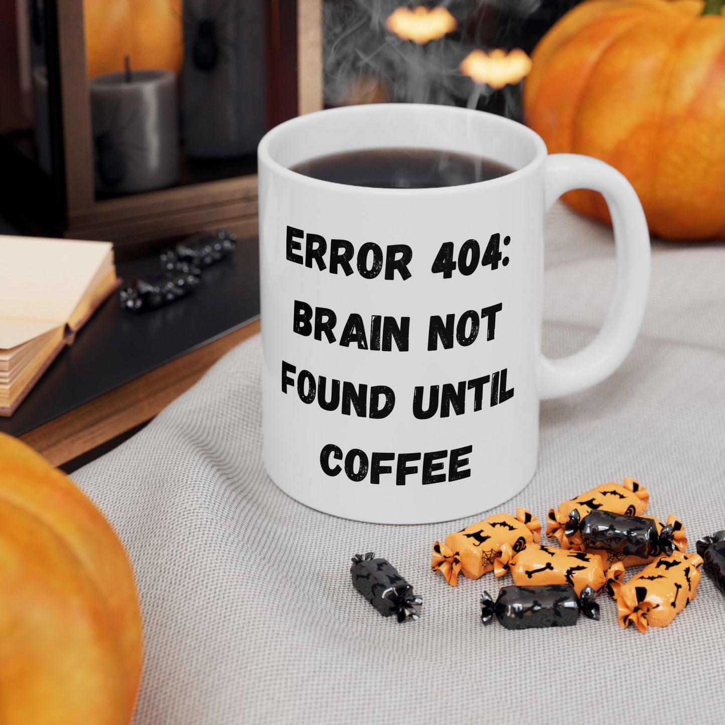 Funny Error 404 Ceramic Mug - Perfect Gift for Tech Lovers
