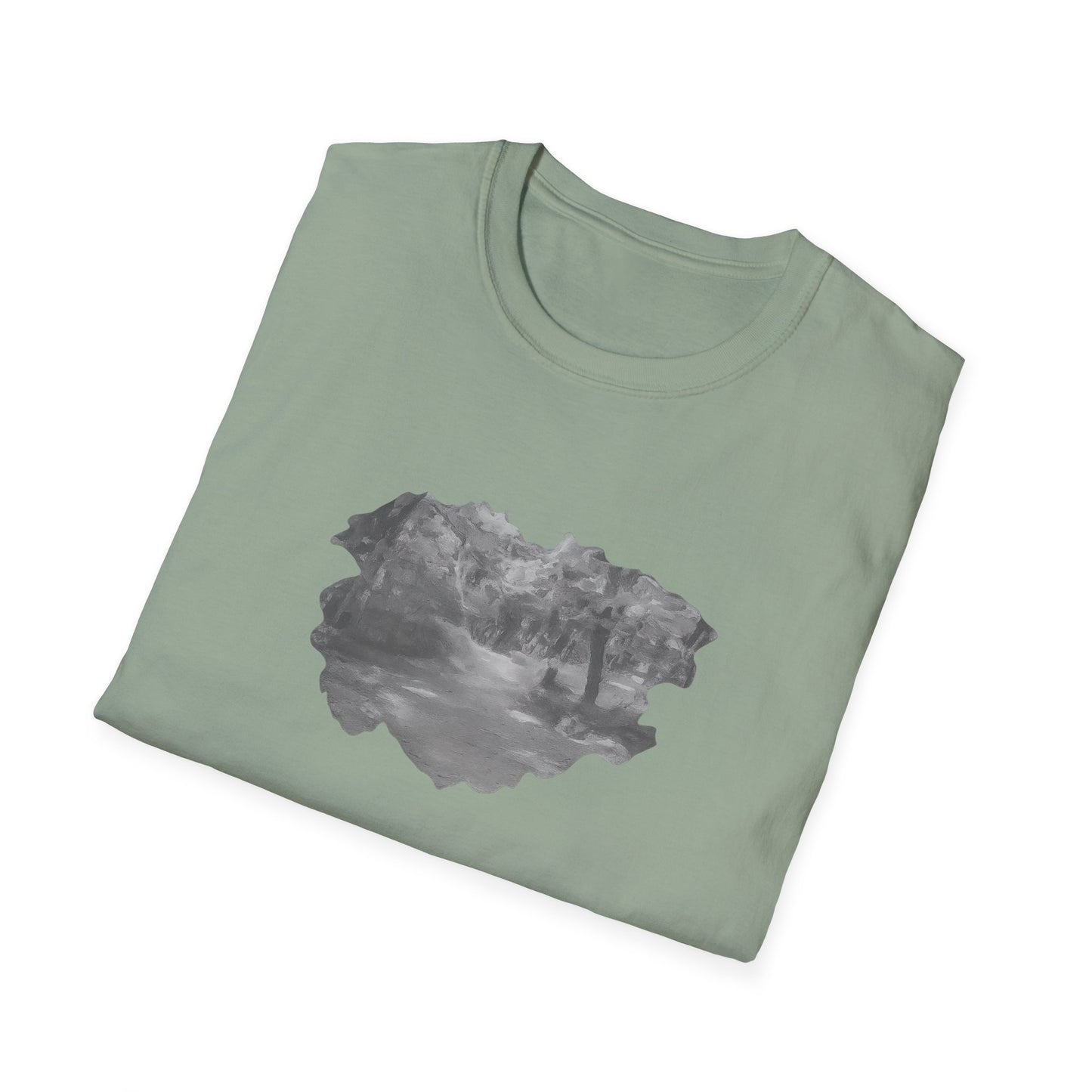 Serene Nature Landscape T-Shirt - Comfortable Unisex Tee, Outdoor Adventures, Nature Lover Gift, Casual Wear, Stylish Spring Top