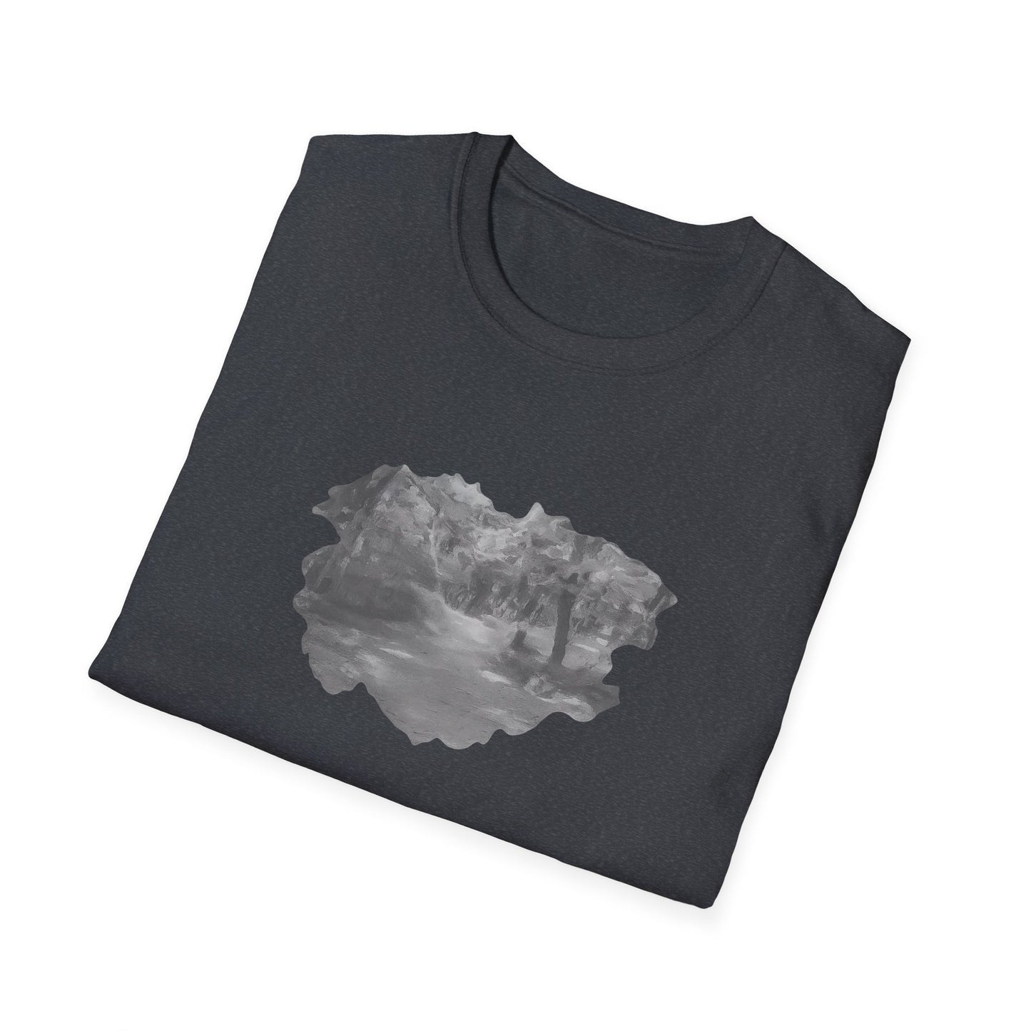 Serene Nature Landscape T-Shirt - Comfortable Unisex Tee, Outdoor Adventures, Nature Lover Gift, Casual Wear, Stylish Spring Top