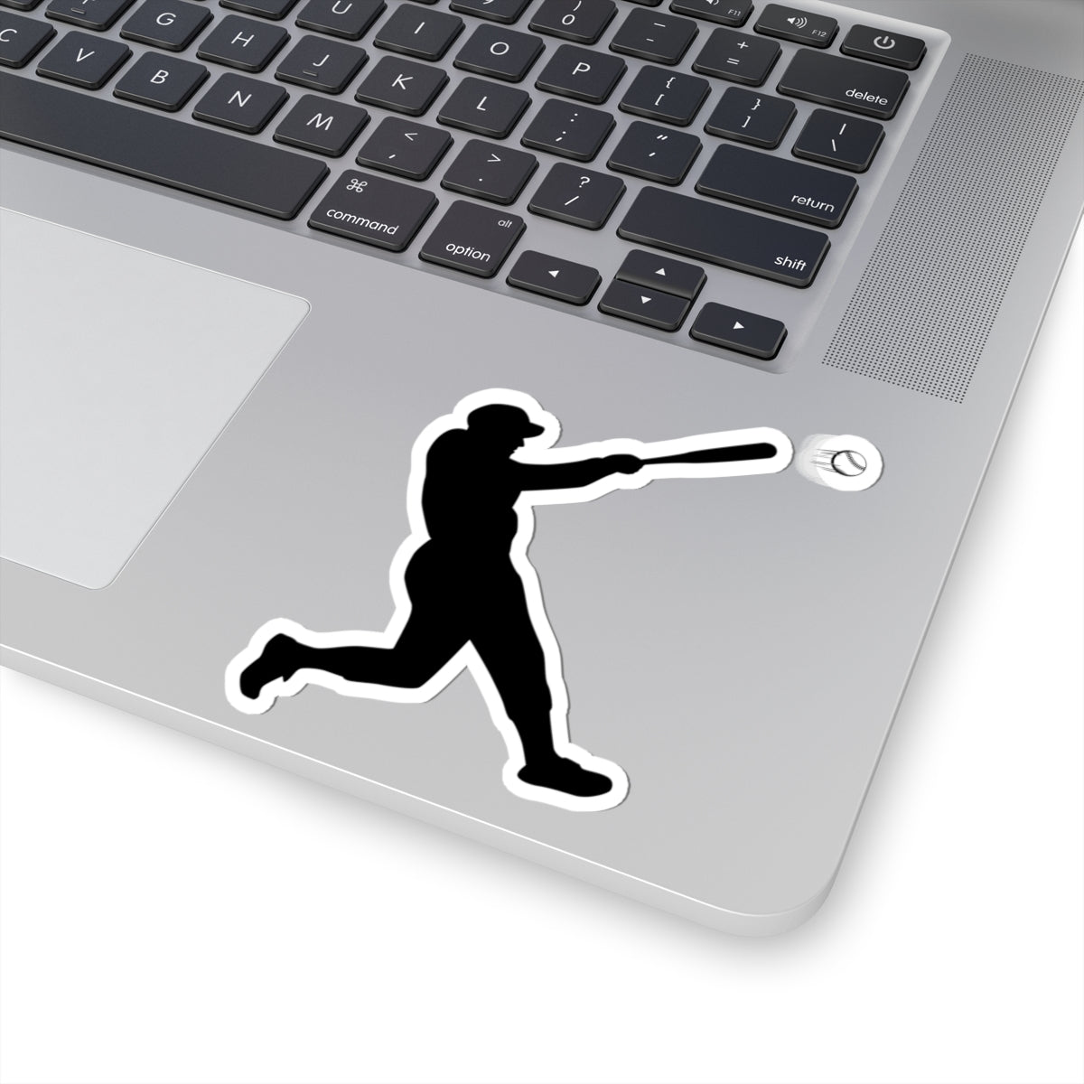 Baseball Player Kiss-Cut Stickers | Sports Decor, Laptop Stickers, Gift for Baseball Fans, Sports Enthusiast Accessories