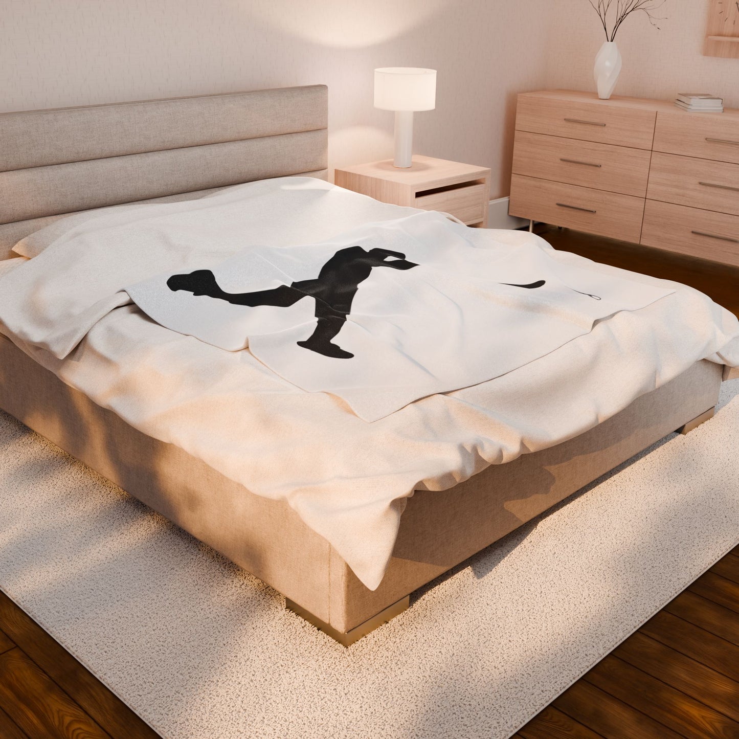 Baseball Velveteen Plush Blanket, Cozy Sports Throw, Soft Blanket for Fans, Great Gift for Baseball Lovers, Home Decor