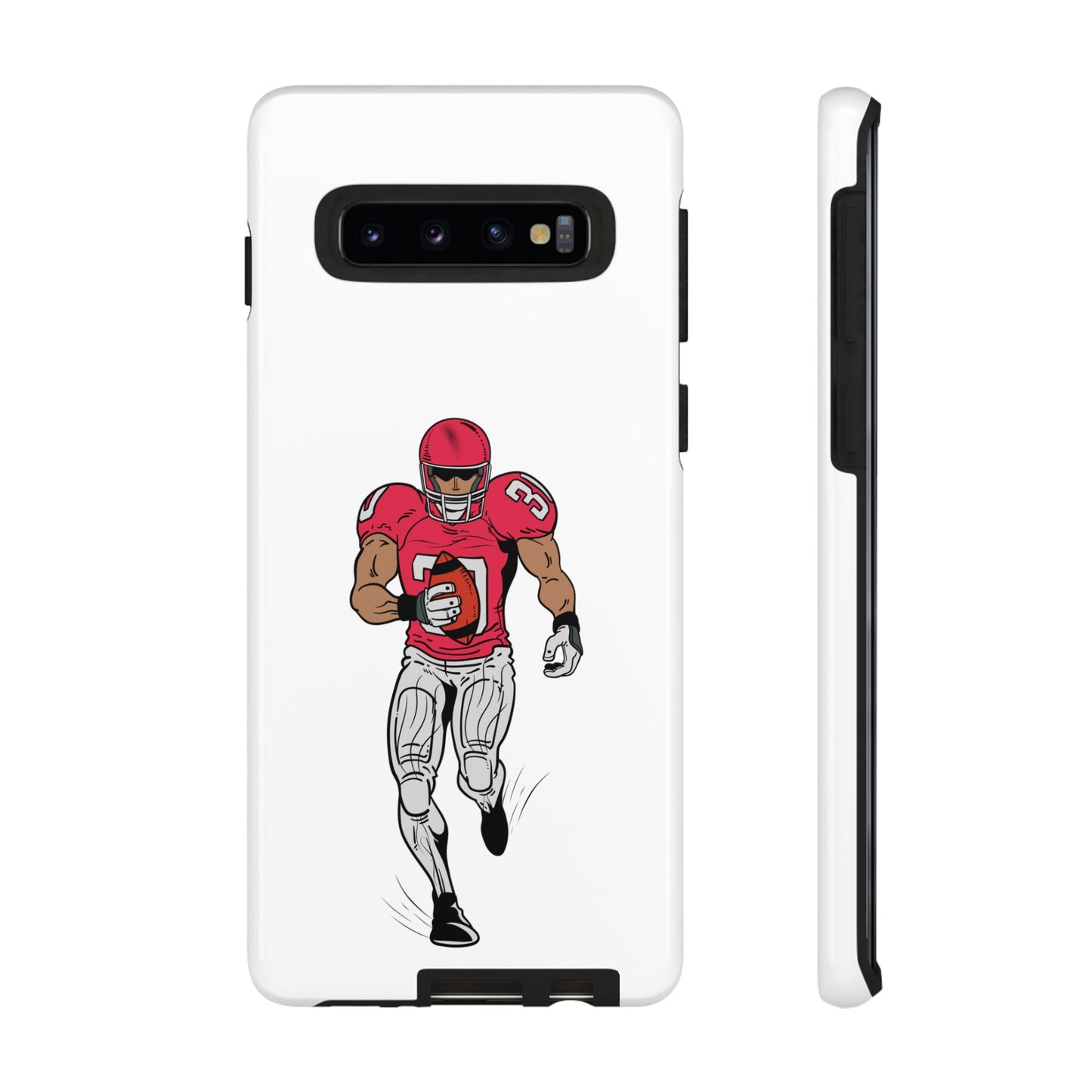 Football Player Tough Case, Sports Phone Cover, Athlete Gift, Tough Phone Case, Fall Sports, Football Lover's Accessory