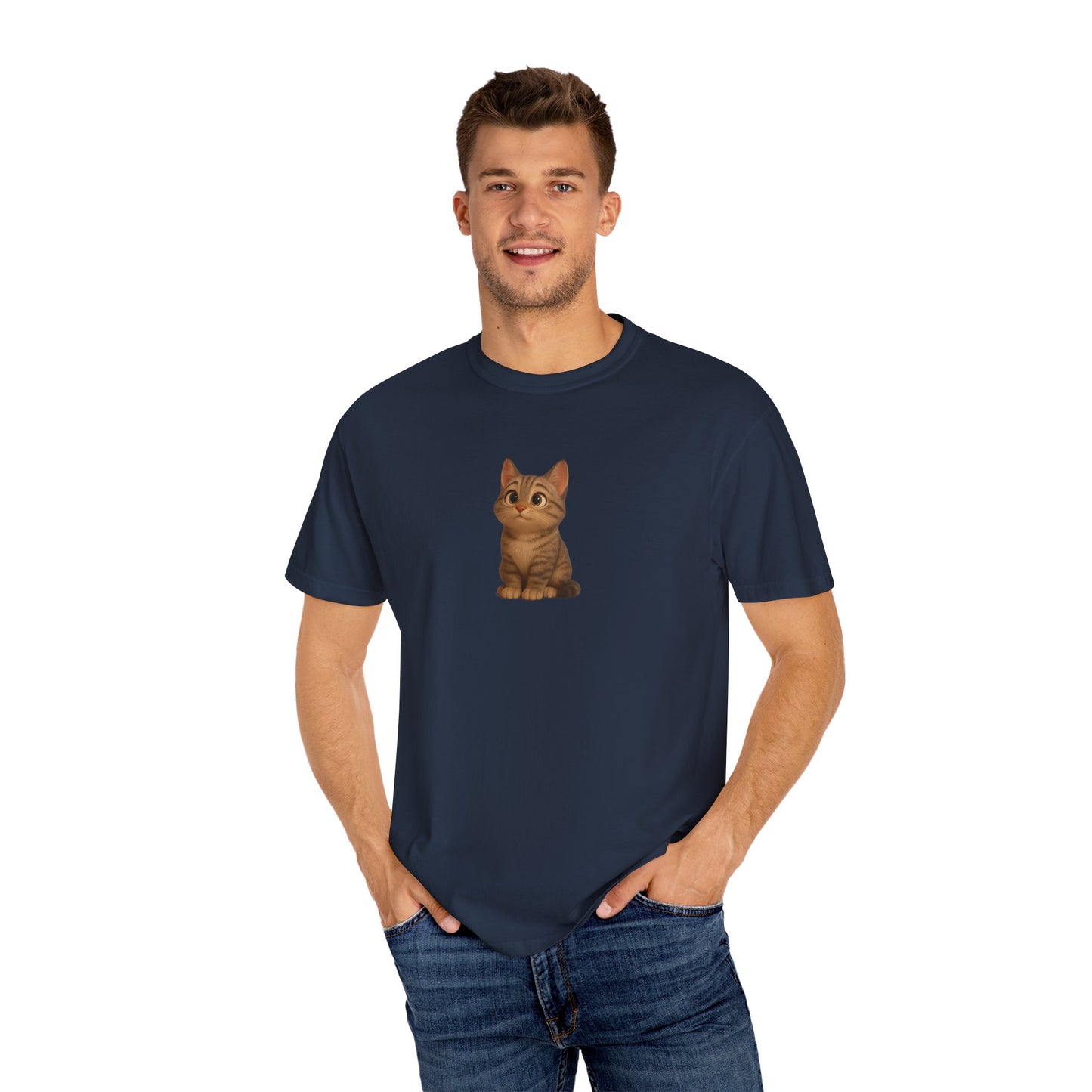 Cute Cat Graphic T-Shirt, Casual Wear, Cat Lover Gift, Everyday Tee, Animal Lover Apparel, Perfect for Birthdays & Holidays