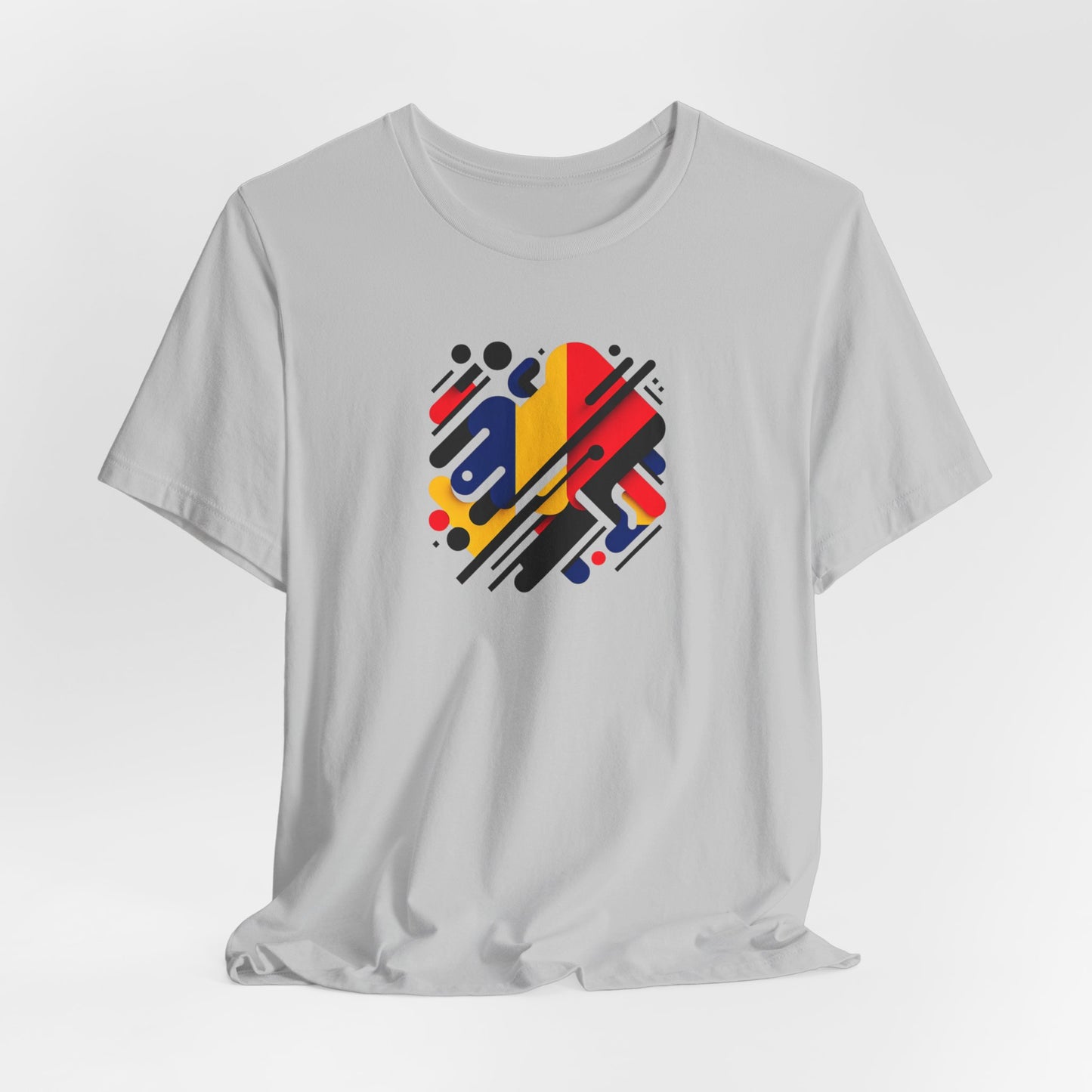 Artistic Heart Unisex Jersey Tee - Vibrant Graphic Tee, Casual Wear, Gift for Art Lovers, Birthday Surprise, Everyday Comfort