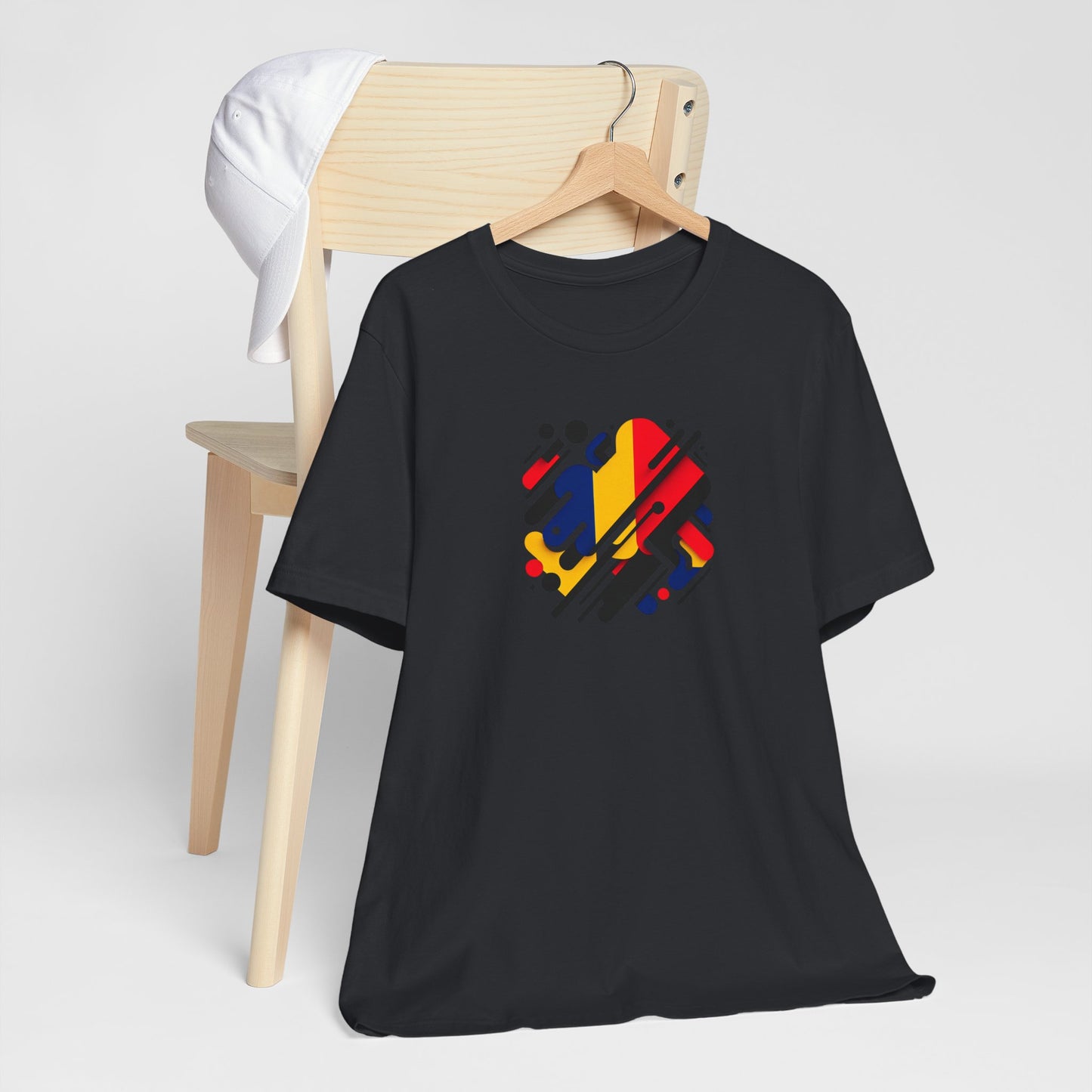 Artistic Heart Unisex Jersey Tee - Vibrant Graphic Tee, Casual Wear, Gift for Art Lovers, Birthday Surprise, Everyday Comfort