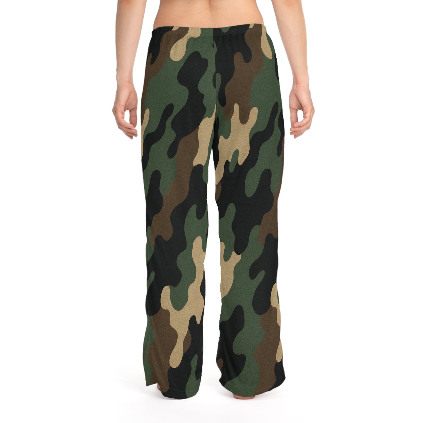 Camo Print Women's Pajama Pants | Comfortable Sleepwear for Relaxing Nights, Gift for Her, Cozy Lounge Pants, Stylish Loungewear, Camo PJs