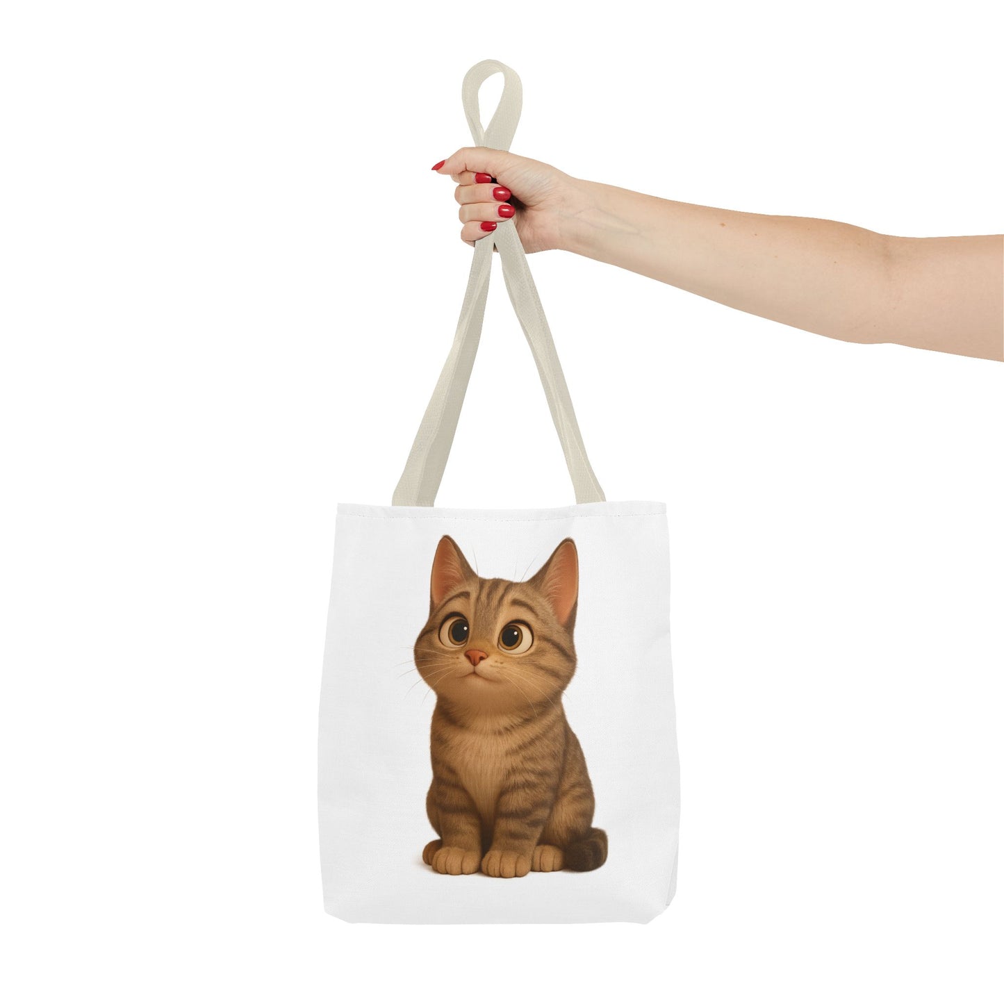 Cute Cat Tote Bag - Perfect for Animal Lovers, Eco-Friendly Carryall, Beach Bag, Shopping Tote, Gift for Cat Owners
